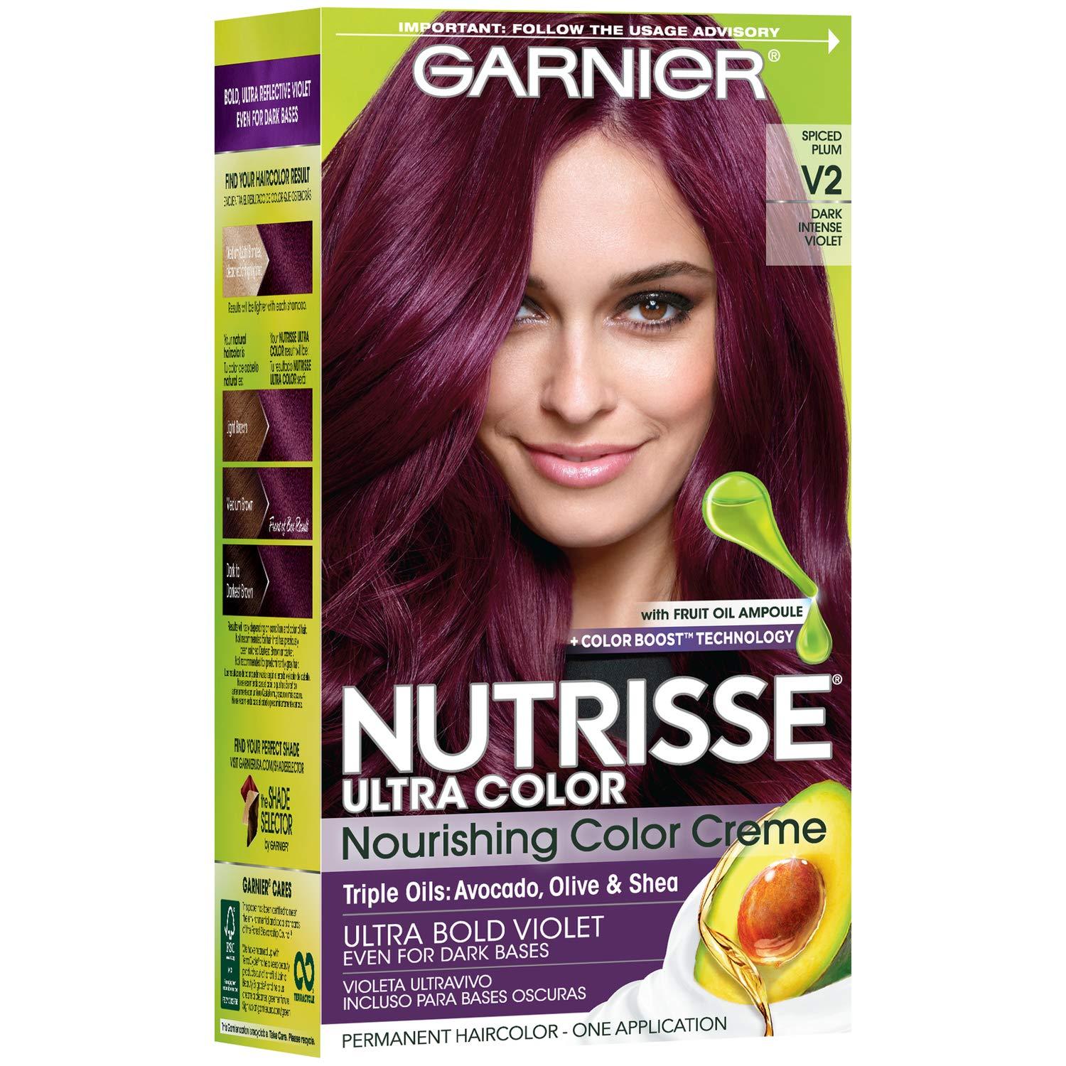 imageGarnier Hair Color Nutrisse Nourishing Creme 30 Darkest Brown Sweet Cola Permanent Hair Dye 2 Count Packaging May VaryV2