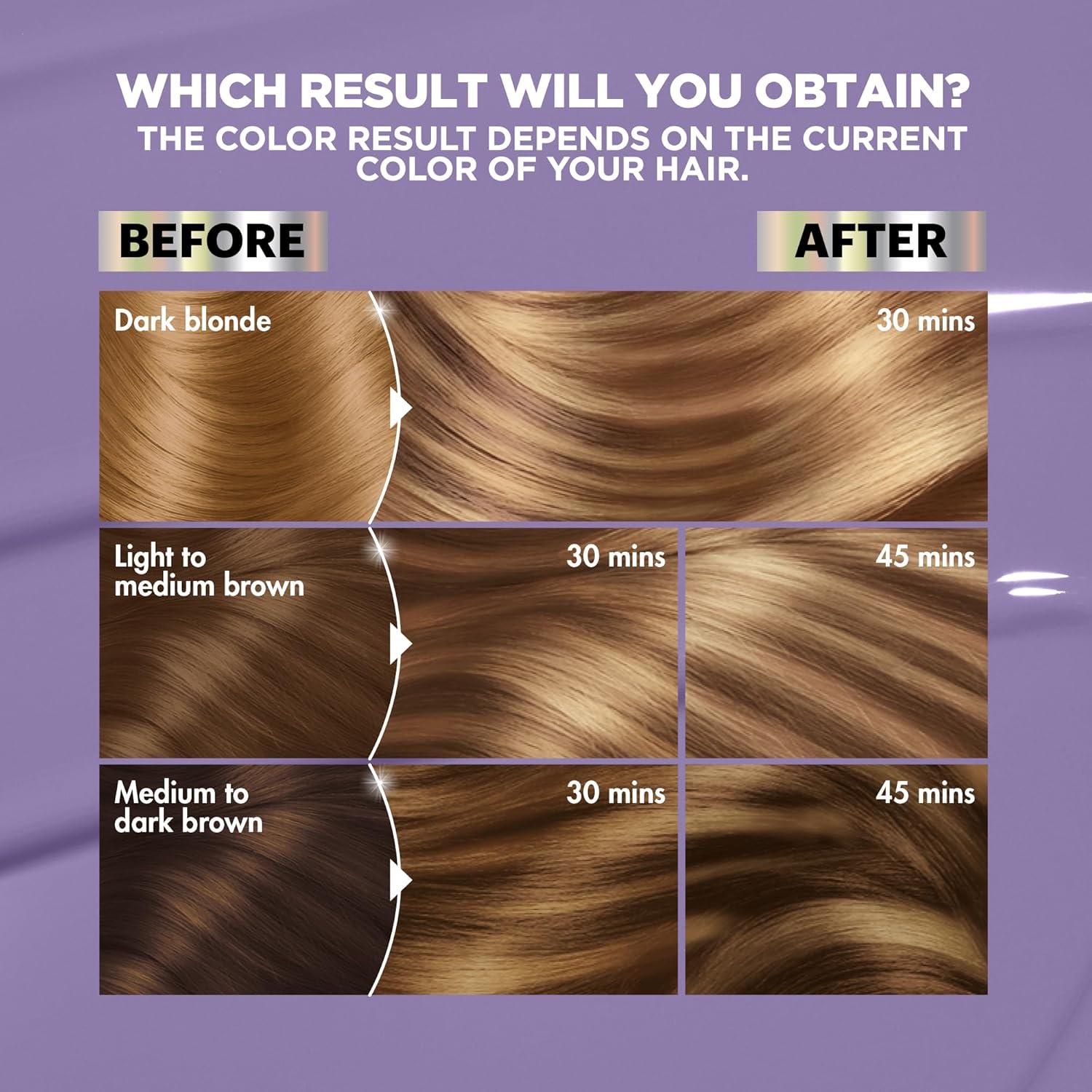 imageGarnier Hair Color Nutrisse Ultra Color Nourishing Creme PL2 Ultra Light Platinum Mascarpone Crme Permanent Hair Dye 1 Count Packaging May VaryBY1 Ultra Balayage Icing Swirl