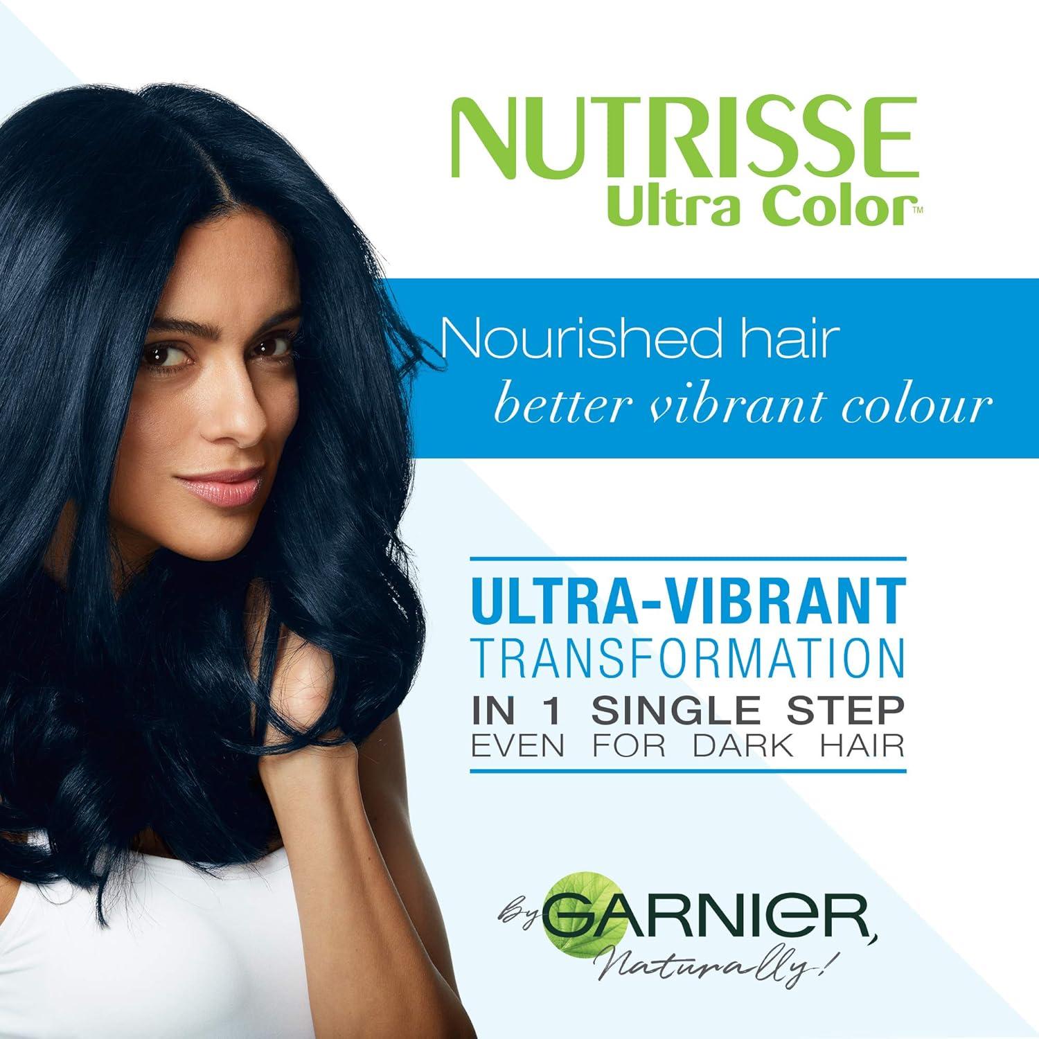 imageGarnier Hair Color Nutrisse Ultra Color Nourishing Creme PL2 Ultra Light Platinum Mascarpone Crme Permanent Hair Dye 1 Count Packaging May VaryIN2 Intense Pure Indigo Blue Curacao