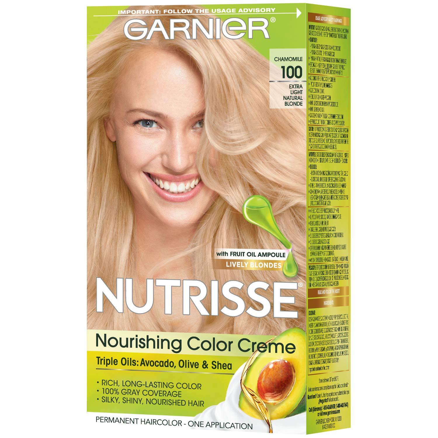 imageGarnier Hair Color Nutrisse Ultra Color Nourishing Creme RC1 Medium Intense Copper Red Terracotta Chili Permanent Hair Dye 2 Count Packaging May Vary100 ExtraLight Natural Blonde Chamomile