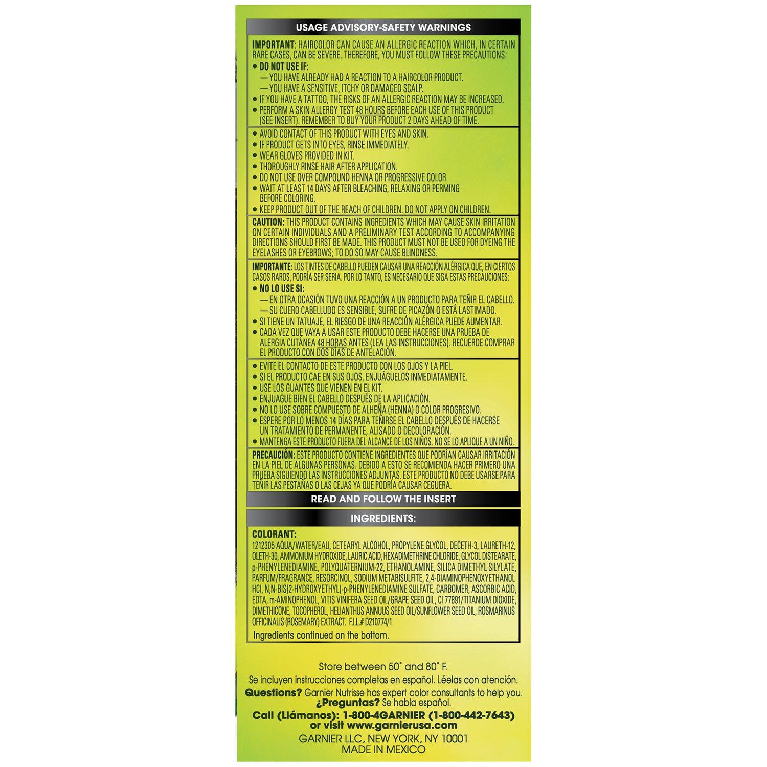 imageGarnier Hair Color Nutrisse Ultra Color Nourishing Creme RC1 Medium Intense Copper Red Terracotta Chili Permanent Hair Dye 2 Count Packaging May Vary11 Blackest Black