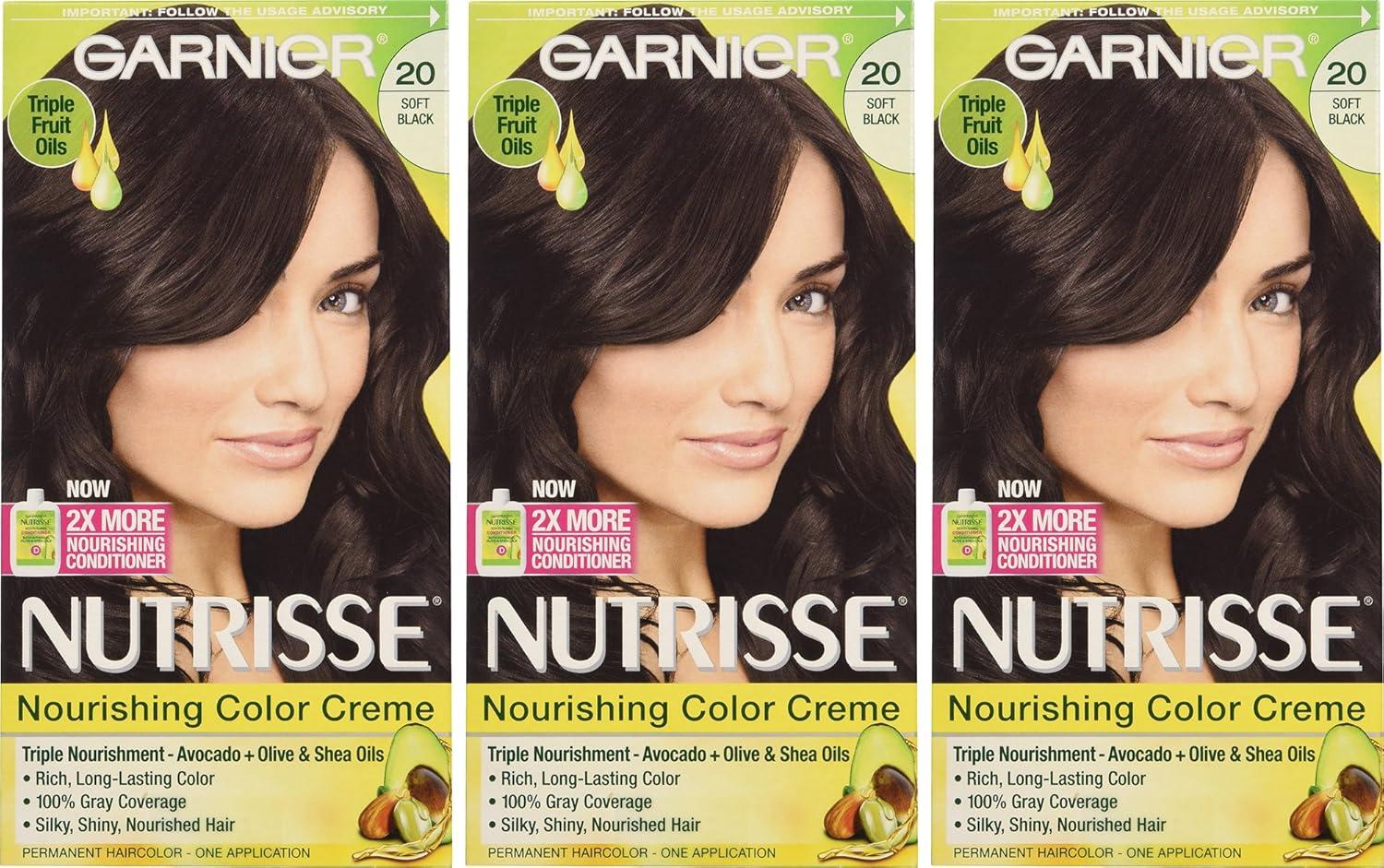 imageGarnier Hair Color Nutrisse Ultra Color Nourishing Creme RC1 Medium Intense Copper Red Terracotta Chili Permanent Hair Dye 2 Count Packaging May Vary20 Soft Black Black Tea