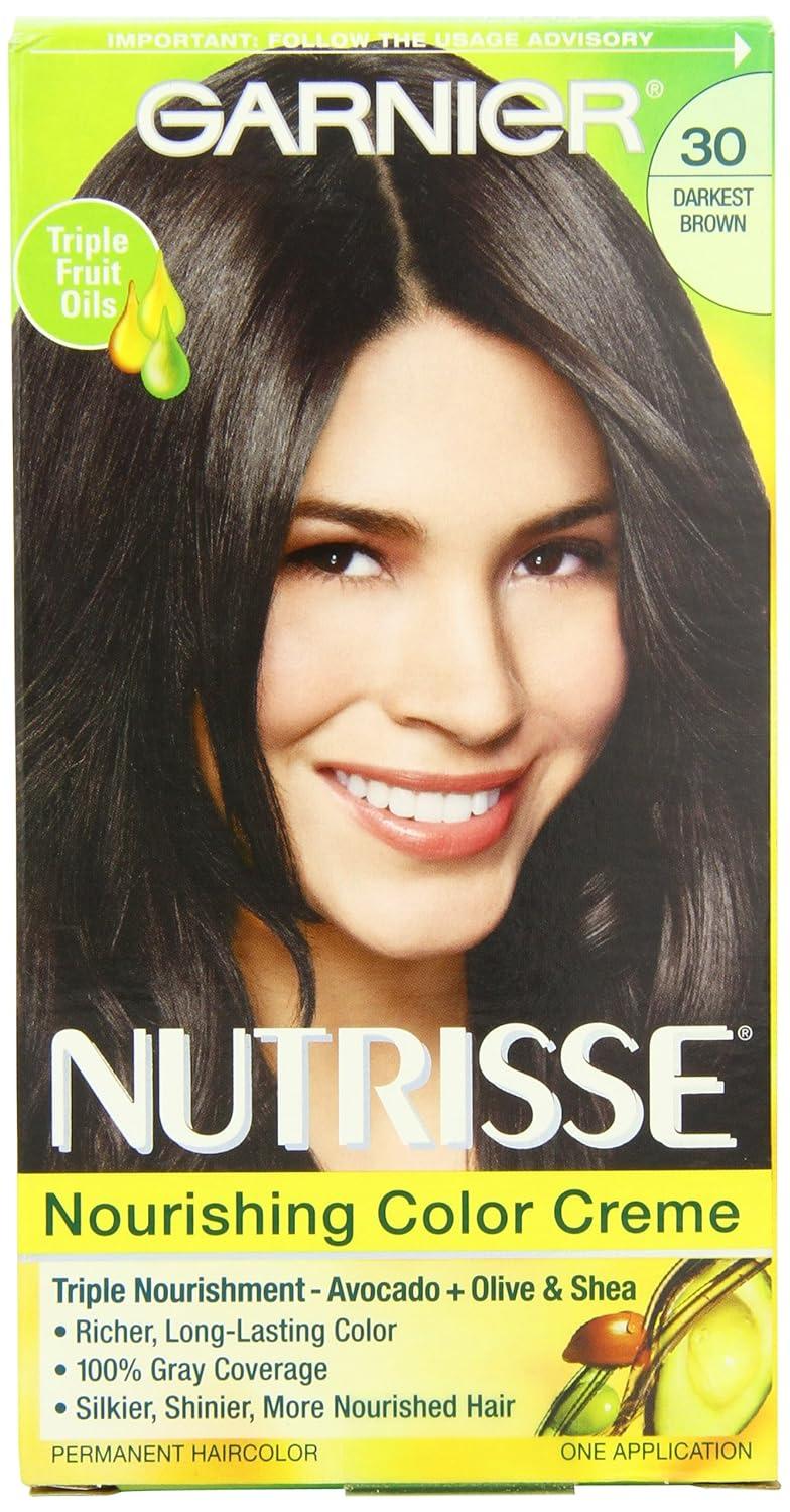 imageGarnier Hair Color Nutrisse Ultra Color Nourishing Creme RC1 Medium Intense Copper Red Terracotta Chili Permanent Hair Dye 2 Count Packaging May Vary30 Darkest Brown Sweet Cola