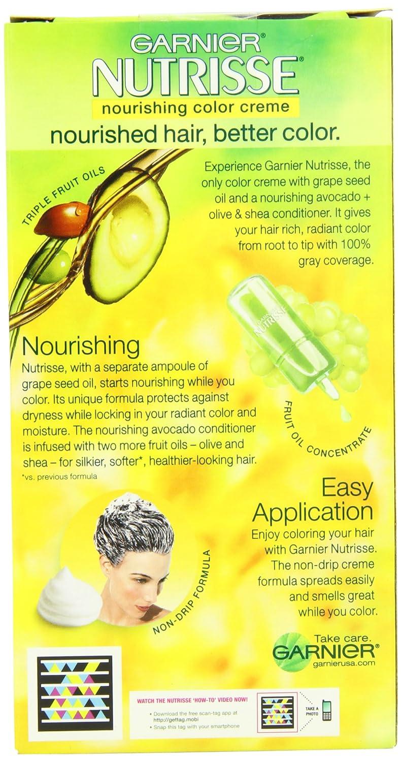 imageGarnier Hair Color Nutrisse Ultra Color Nourishing Creme RC1 Medium Intense Copper Red Terracotta Chili Permanent Hair Dye 2 Count Packaging May Vary30 Darkest Brown Sweet Cola