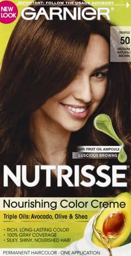 imageGarnier Hair Color Nutrisse Ultra Color Nourishing Creme RC1 Medium Intense Copper Red Terracotta Chili Permanent Hair Dye 2 Count Packaging May Vary50 Medium Natural Brown Truffle