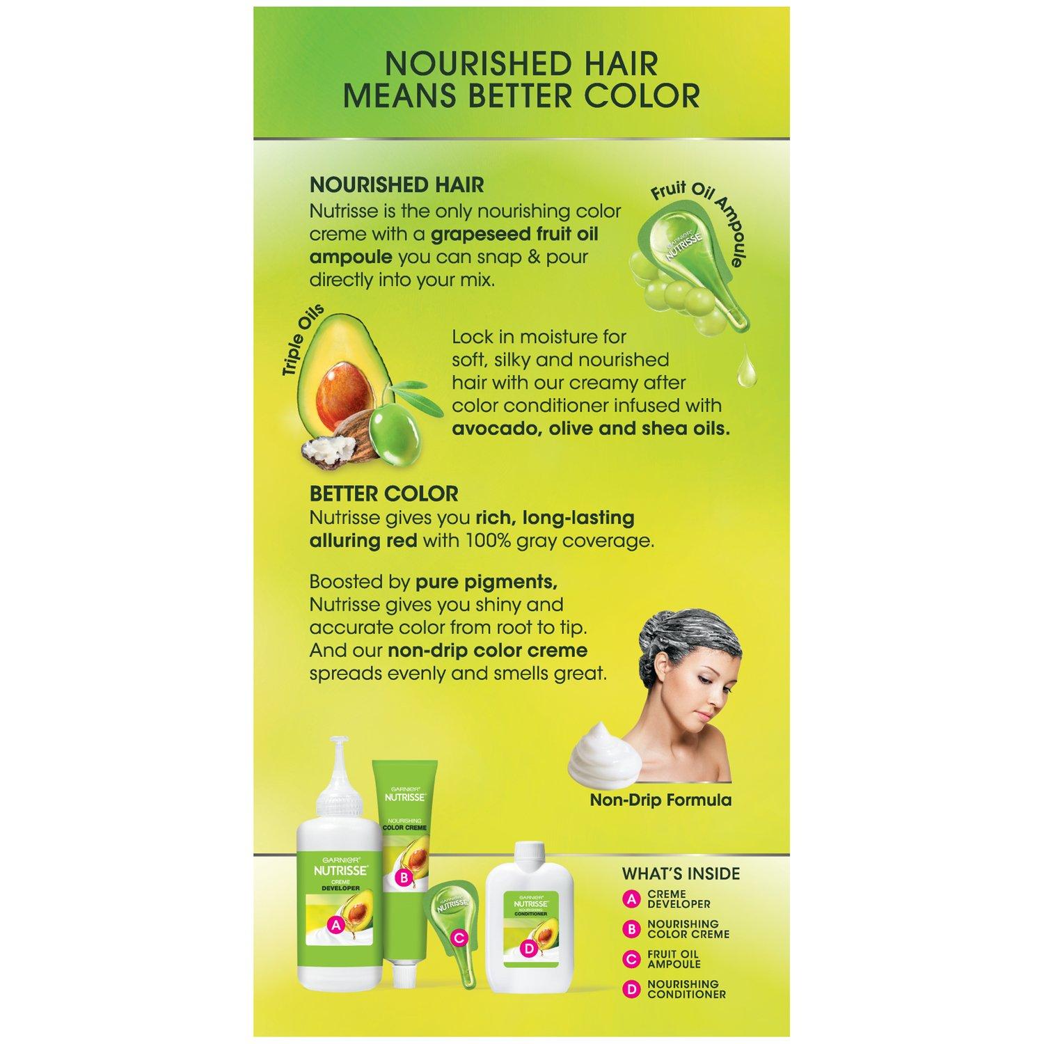 imageGarnier Hair Color Nutrisse Ultra Color Nourishing Creme RC1 Medium Intense Copper Red Terracotta Chili Permanent Hair Dye 2 Count Packaging May Vary56 Medium Reddish Brown Sangria