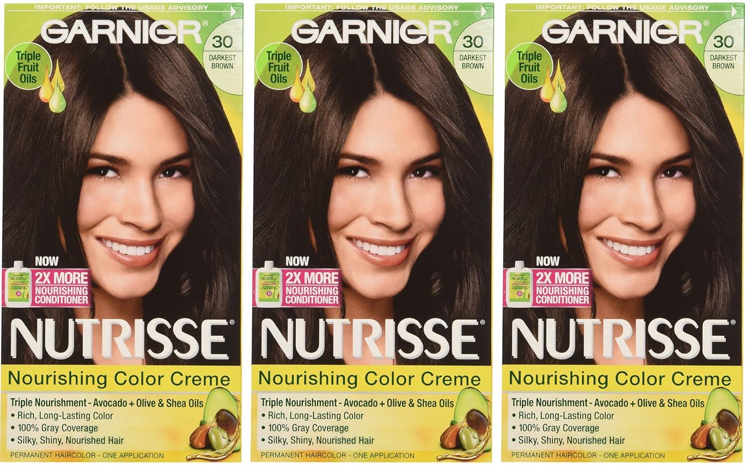 imageGarnier Hair Color Nutrisse Ultra Color Nourishing Creme RC1 Medium Intense Copper Red Terracotta Chili Permanent Hair Dye 2 Count Packaging May Vary63 Light Golden Brown Brown Sugar
