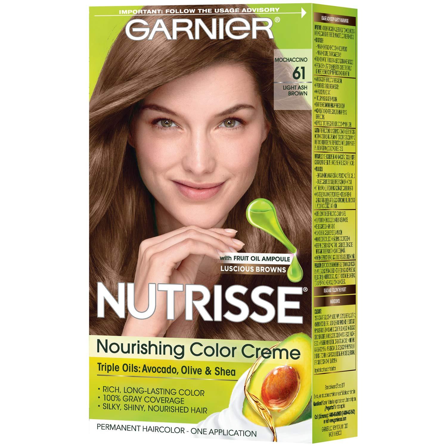 imageGarnier Hair Color Nutrisse Ultra Color Nourishing Creme RC1 Medium Intense Copper Red Terracotta Chili Permanent Hair Dye 2 Count Packaging May Vary61 Light Ash Brown Mochaccino