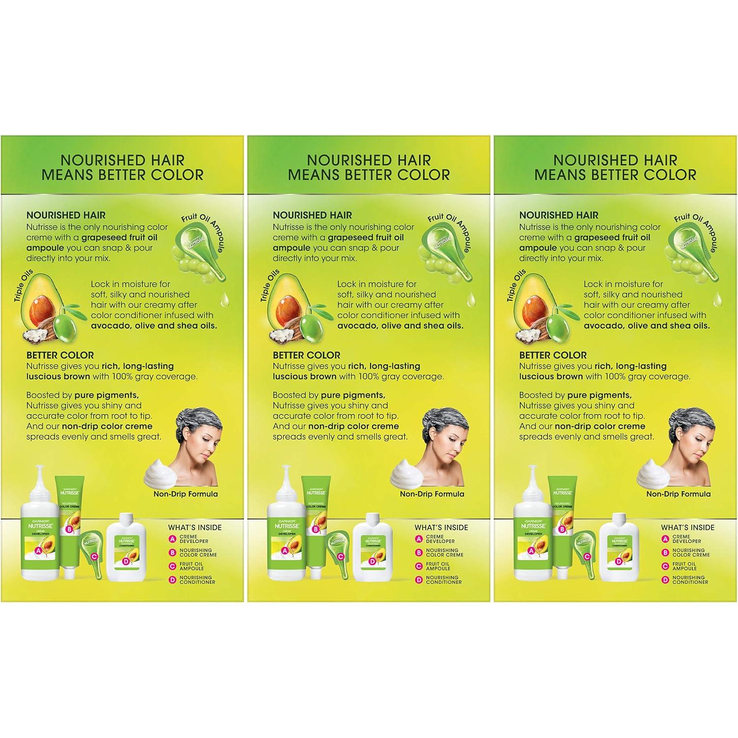 imageGarnier Hair Color Nutrisse Ultra Color Nourishing Creme RC1 Medium Intense Copper Red Terracotta Chili Permanent Hair Dye 2 Count Packaging May Vary63 Light Golden Brown Brown Sugar