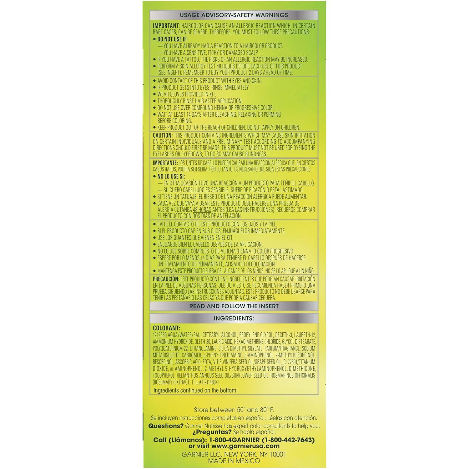 imageGarnier Hair Color Nutrisse Ultra Color Nourishing Creme RC1 Medium Intense Copper Red Terracotta Chili Permanent Hair Dye 2 Count Packaging May Vary630 Deep Light Golden Brown Toffee Nut