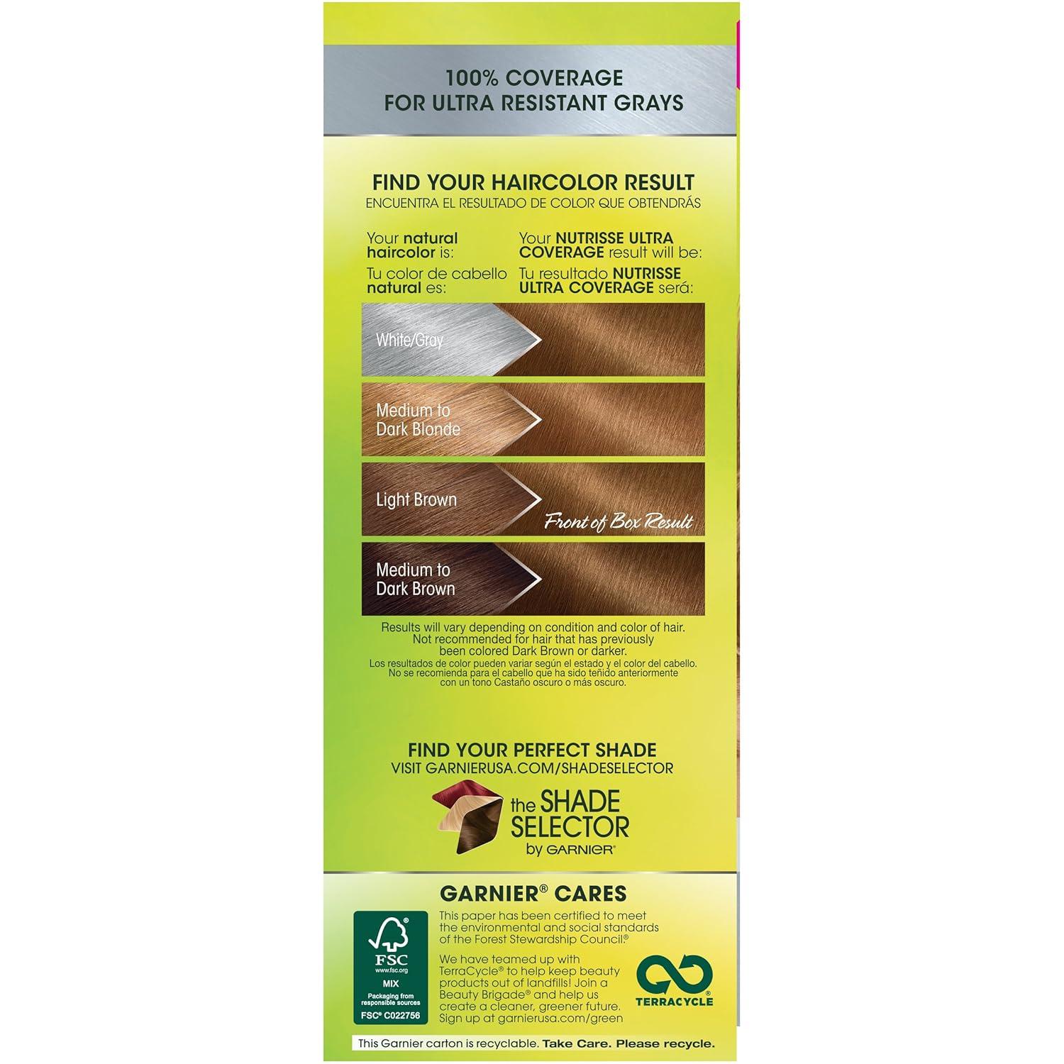 imageGarnier Hair Color Nutrisse Ultra Color Nourishing Creme RC1 Medium Intense Copper Red Terracotta Chili Permanent Hair Dye 2 Count Packaging May Vary630 Deep Light Golden Brown Toffee Nut