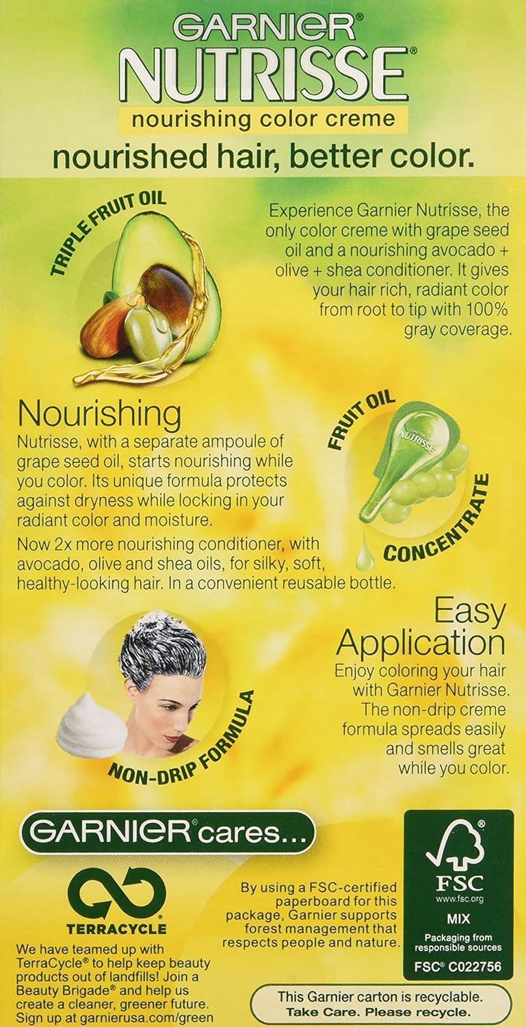 imageGarnier Hair Color Nutrisse Ultra Color Nourishing Creme RC1 Medium Intense Copper Red Terracotta Chili Permanent Hair Dye 2 Count Packaging May Vary60 Light Natural Brown Acorn