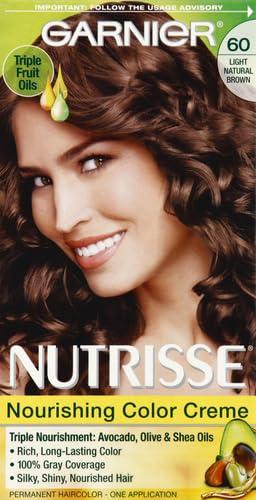 imageGarnier Hair Color Nutrisse Ultra Color Nourishing Creme RC1 Medium Intense Copper Red Terracotta Chili Permanent Hair Dye 2 Count Packaging May Vary60 Light Natural Brown Acorn