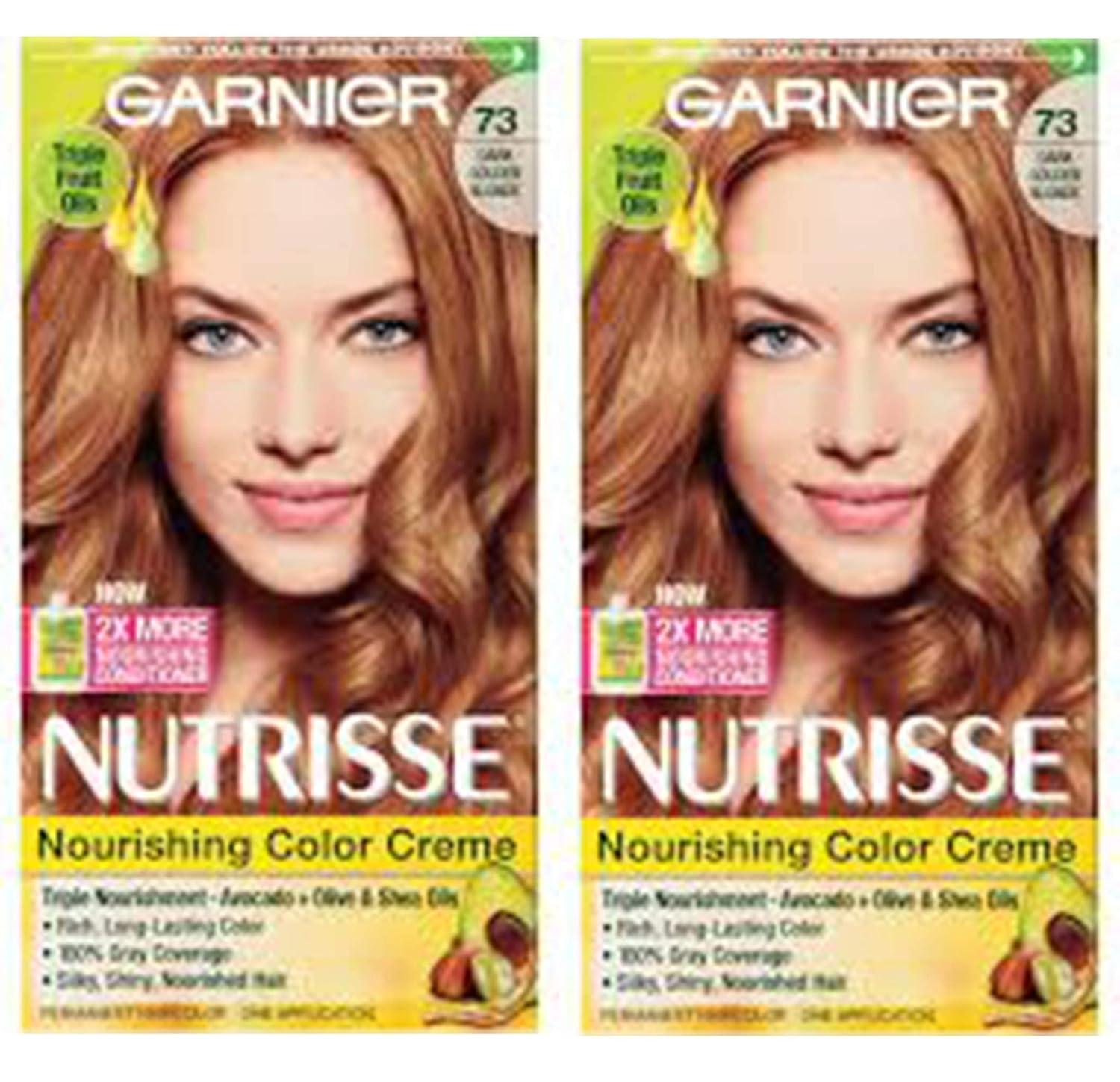imageGarnier Hair Color Nutrisse Ultra Color Nourishing Creme RC1 Medium Intense Copper Red Terracotta Chili Permanent Hair Dye 2 Count Packaging May VaryGolden