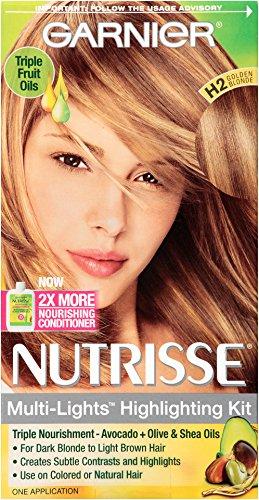 imageGarnier Hair Color Nutrisse Ultra Color Nourishing Creme RC1 Medium Intense Copper Red Terracotta Chili Permanent Hair Dye 2 Count Packaging May VaryH2 Golden Blonde Highlighting Kit