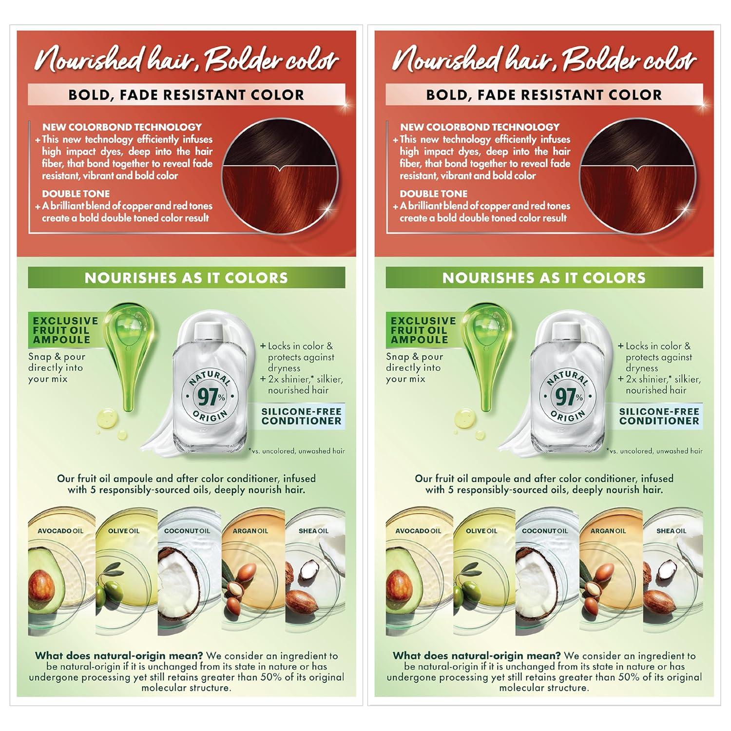 imageGarnier Hair Color Nutrisse Ultra Color Nourishing Creme RC1 Medium Intense Copper Red Terracotta Chili Permanent Hair Dye 2 Count Packaging May VaryRC1 Copper Red Terracotta Chili