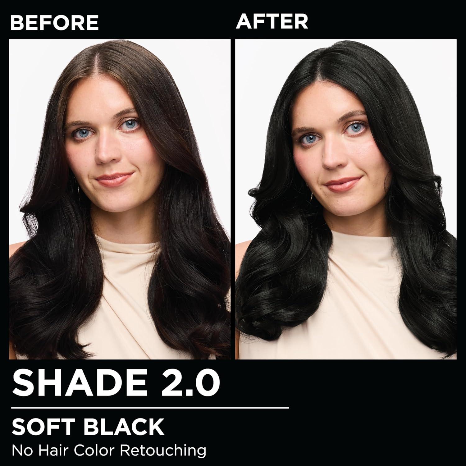 imageGarnier Hair Color Olia AmmoniaFree Brilliant Color OilRich Permanent Hair Dye 30 Darkest Brown 2 Count Packaging May Vary20 Soft Brown