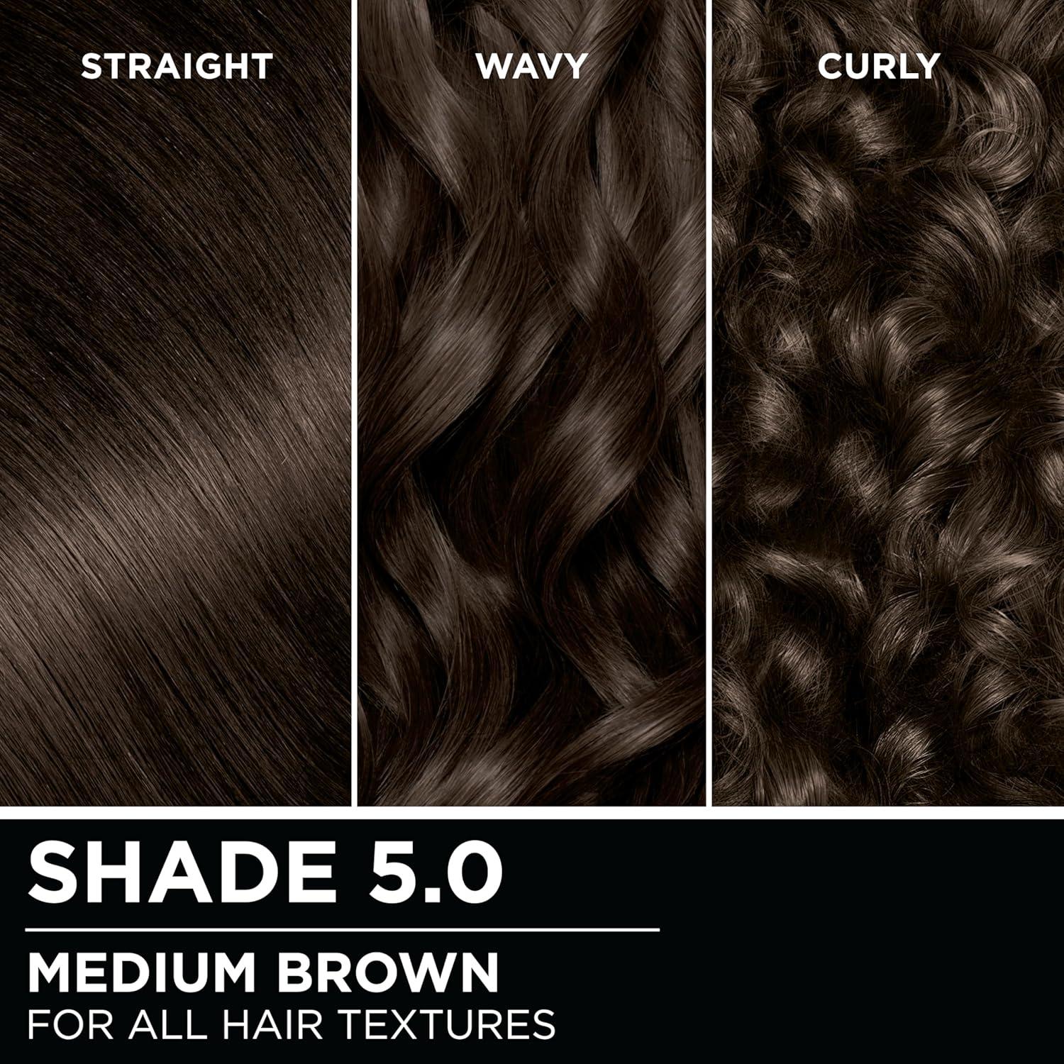 imageGarnier Hair Color Olia AmmoniaFree Brilliant Color OilRich Permanent Hair Dye 30 Darkest Brown 2 Count Packaging May Vary50 Medium Brown