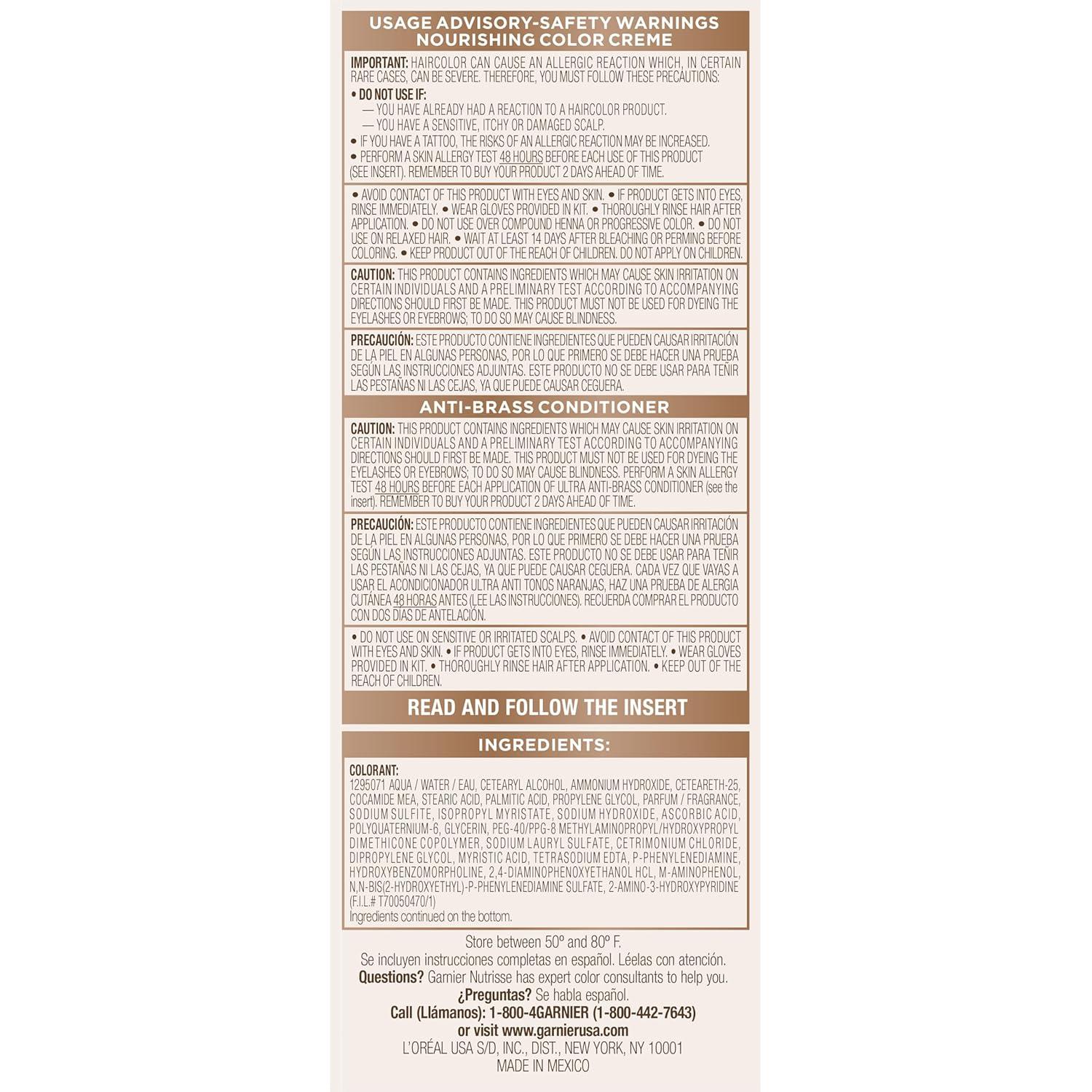 imageGarnier Nutrisse Ultra Color Nourishing Bold Permanent Hair Color Creme LC2 HiLift Dark Blonde Coconut Flan Pack of 2 Hair Dye Kit for 8 Weeks of Bold Hair Color Even on Dark BasesLC2 HiLift Dark Blonde Coconut Flan