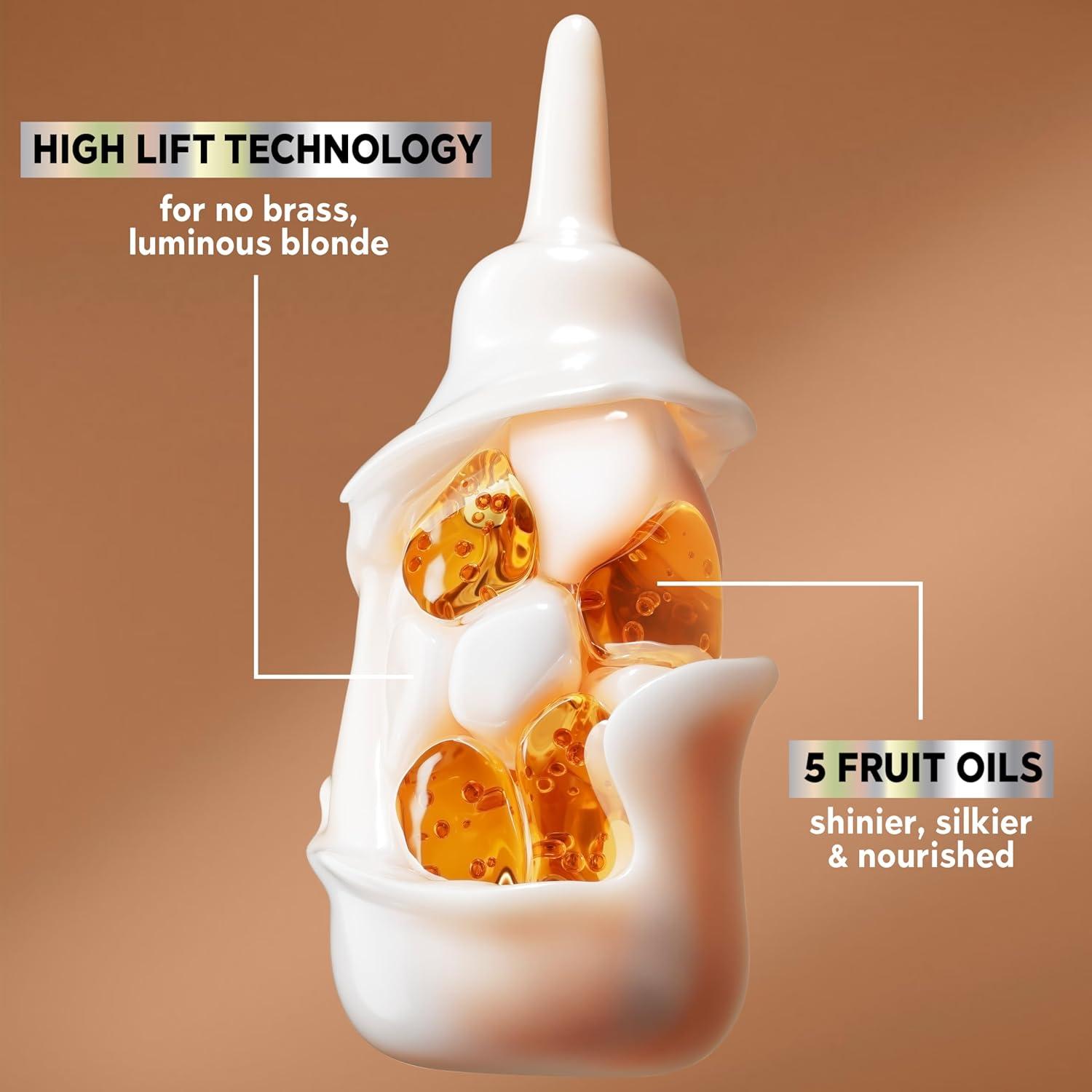 imageGarnier Nutrisse Ultra Color Nourishing Bold Permanent Hair Color Creme LC2 HiLift Dark Blonde Coconut Flan Pack of 2 Hair Dye Kit for 8 Weeks of Bold Hair Color Even on Dark BasesLC1 HiLift Light Brown Salted Caramelo