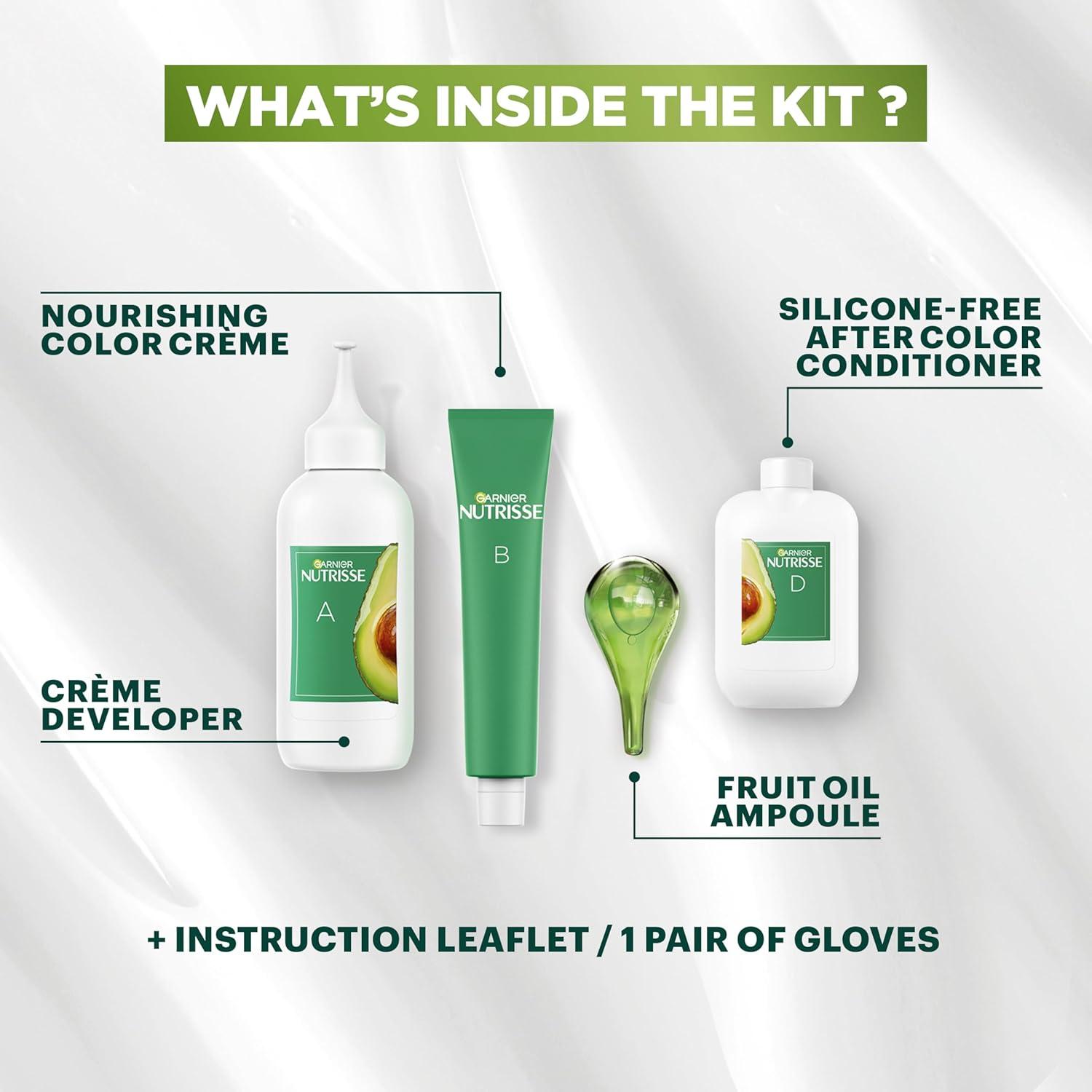 imageGarnier Nutrisse Ultra Coverage Hair Color 600 Deep Light Natural Brown Spiced Hazelnut Permanent Hair Dye Packaging May Vary400 Deep Dark Brown Sweet Pecan