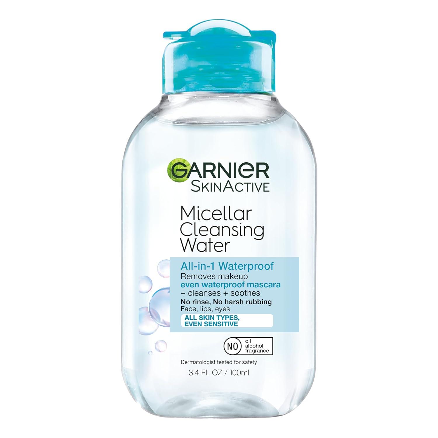 imageGarnier SkinActive Micellar Water Facial Cleanser and Makeup Remover Minis 3 Pack 1 Skin Care Gift Set