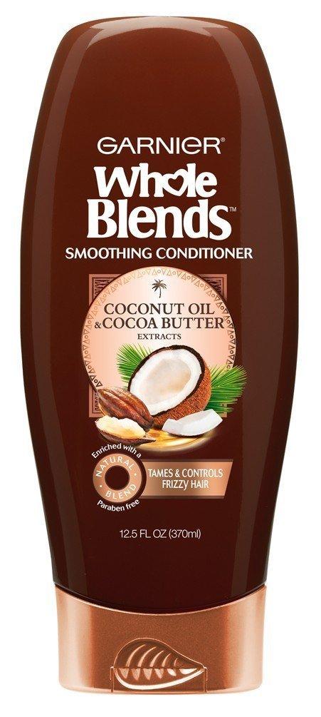 imageGarnier Whole Blends Coconut Oil ampamp Cocoa Butter Smoothing Shampoo for Frizzy Hair 22 Fl Oz 2 Count Packaging May VaryCoconut