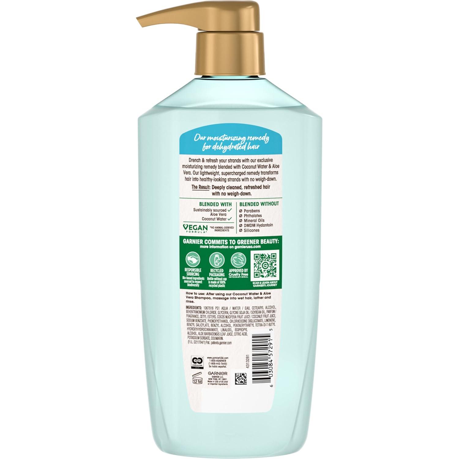 imageGarnier Whole Blends Coconut Water ampamp Aloe Vera Refreshing Conditioner for Normal Hair 266 Fl Oz 1 Count Packaging May Vary266 Fl Oz Pack of 1