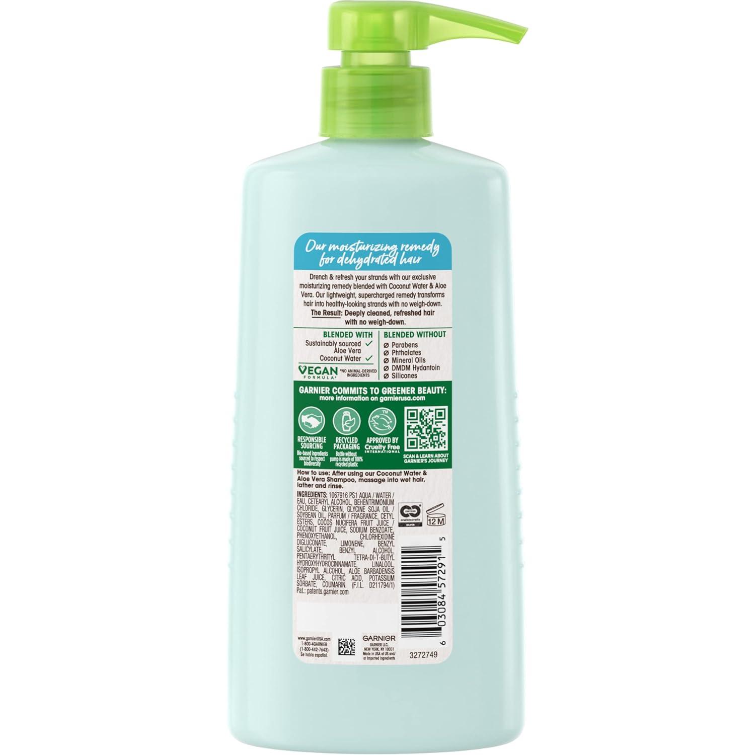 imageGarnier Whole Blends Coconut Water ampamp Aloe Vera Refreshing Conditioner for Normal Hair 266 Fl Oz 1 Count Packaging May Vary266 Fl Oz Pack of 2