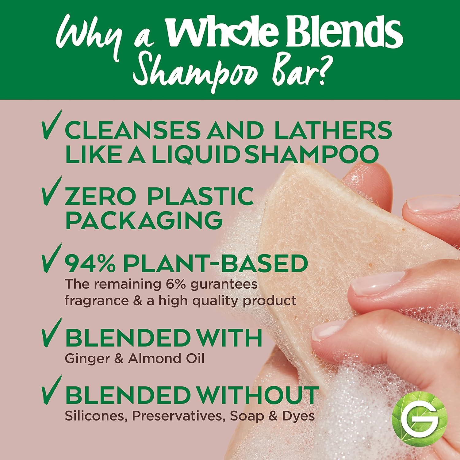 imageGarnier Whole Blends Hydrating Shampoo Bar for Normal Hair Coco ampamp Aloe Vera 2 Oz 1 Count Packaging May VaryAlmond