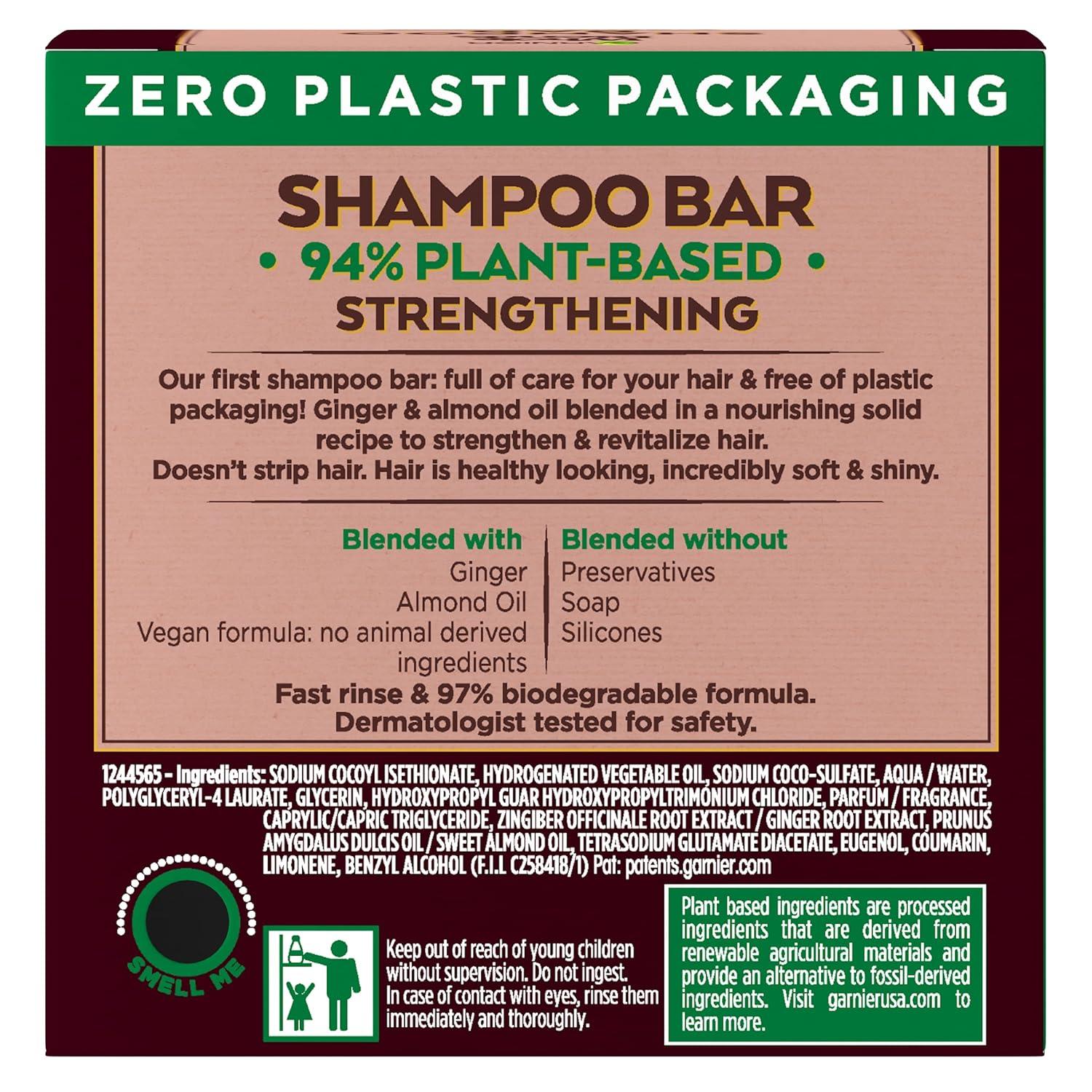 imageGarnier Whole Blends Hydrating Shampoo Bar for Normal Hair Coco ampamp Aloe Vera 2 Oz 1 Count Packaging May VaryAlmond