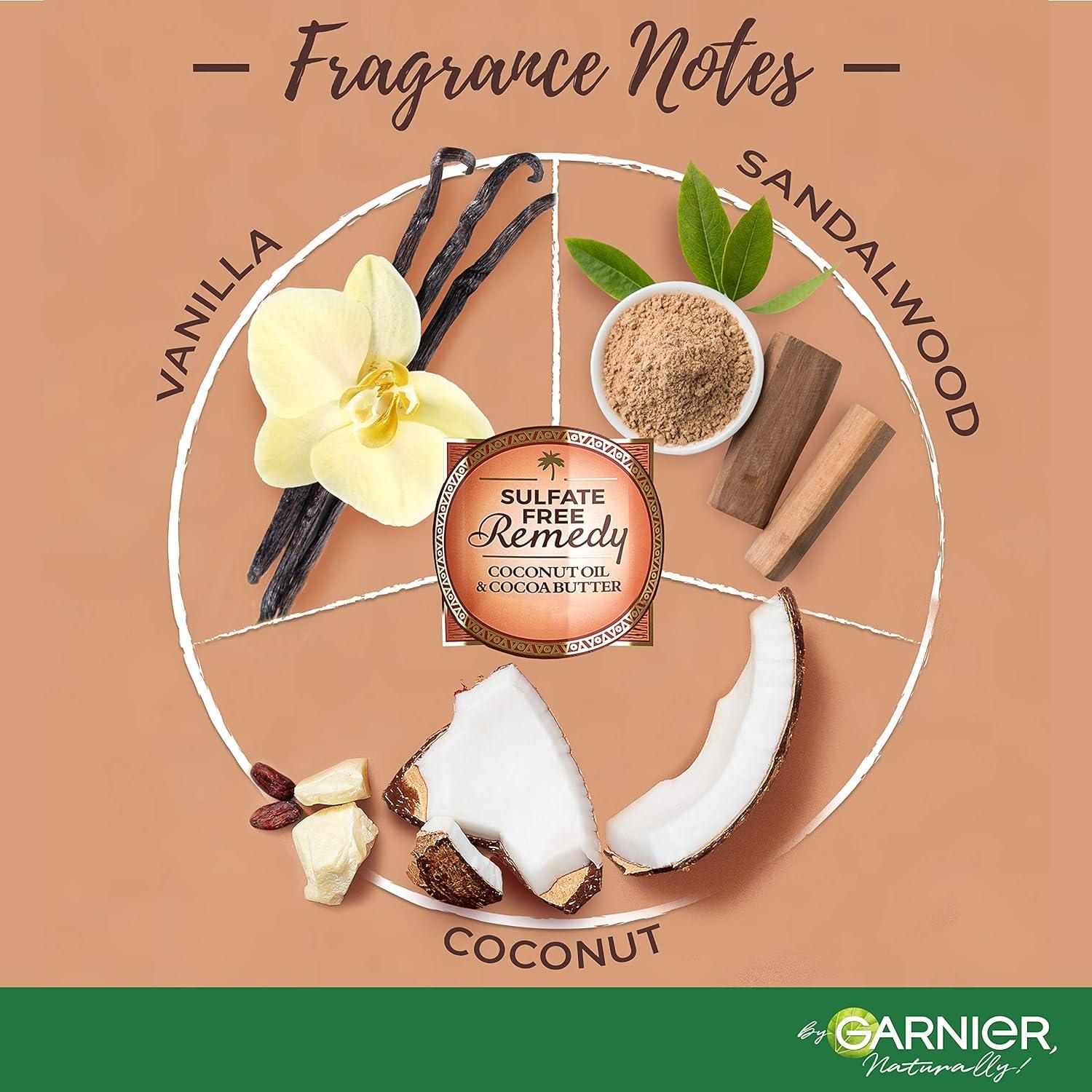 imageGarnier Whole Blends Sulfate Free Remedy Miracle Frizz Tamer 10in1 LeaveIn Conditoner for Very Frizzy Hair Coconut Oil ampamp Cocoa Butter 5 Fl Oz 2 Count Packaging May VaryCoconut