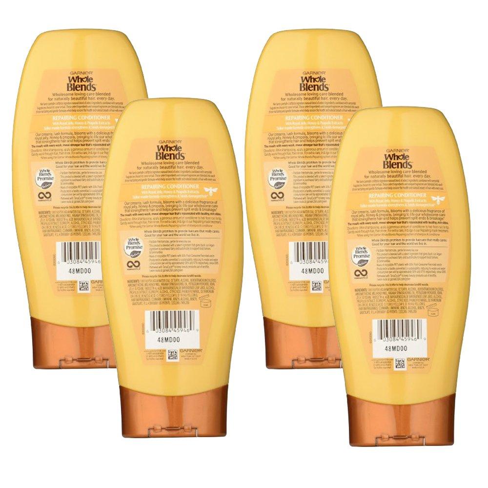 imageGarnier Whole Blends Sulfate Free Remedy Miracle Nectar 10in1 Repairing LeaveIn Conditoner for All Hair Types Honey Treasures 5 Fl Oz 2 Count Packaging May Varyroyal jelly  honey and propolis