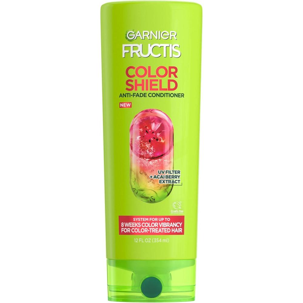 imageGarnier Fructis Color Shield AntiFade Conditioner for Color Treated Hair 12 Fl Oz 1 Count Packaging May VaryWhite