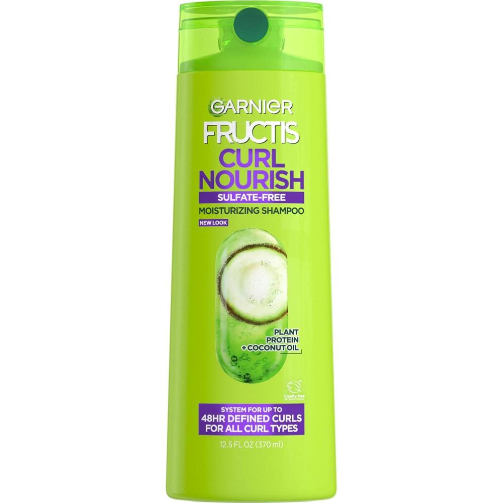 imageGarnier Fructis Curl Nourish Sulfate Free Moisturizing Shampoo 125 Fl Oz 1 Count Packaging May VaryCoconut