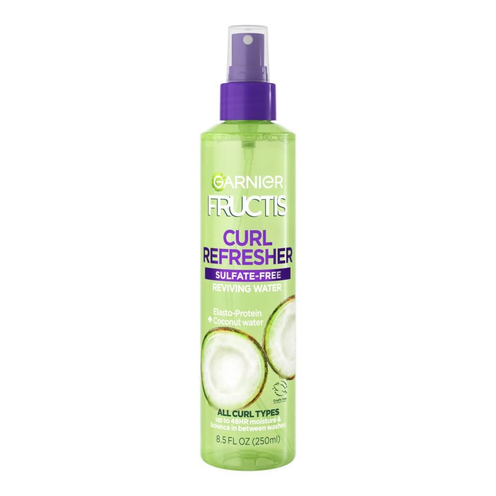 imageGarnier Fructis Curl Refresher Reviving Water Spray Sulfate Free 85 Fl Oz 2 Count Packaging May VaryCitrus