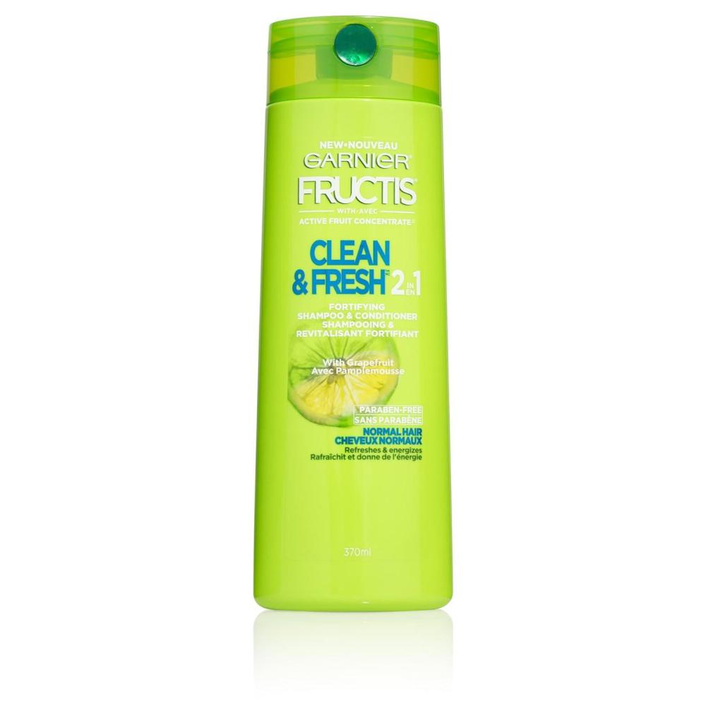 imageGarnier Fructis Fortifying 2in1 Shampoo and Conditioner for StrongerLooking Hair with Touchable Softness Daily Hair Care for Men and Women Vegan ParabenFree 22 Fl Oz 2 CountGrapefruit