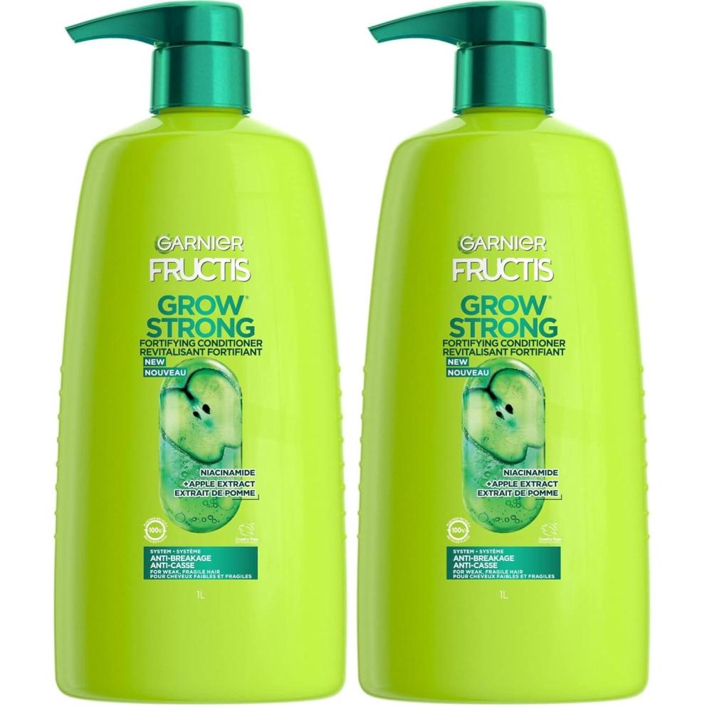 imageGarnier Fructis Grow Strong Conditioner 338 Fl Oz 1 Count Packaging May VaryGrow Strong