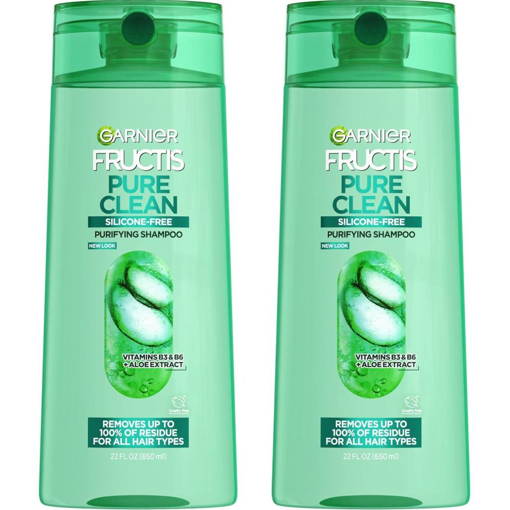imageGarnier Fructis Pure Clean Purifying Shampoo SiliconeFree 22 Fl Oz 2 Count Packaging May Vary22 Fl Oz Pack of 2