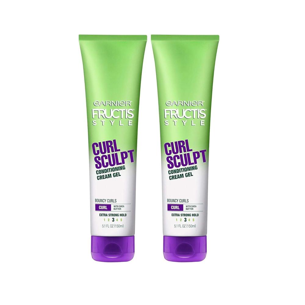 imageGarnier Fructis Style Curl Sculpt Conditioning Cream Gel for Bounce ampamp Moisture 51 Fl Oz 1 Count Packaging May VaryClean Scent