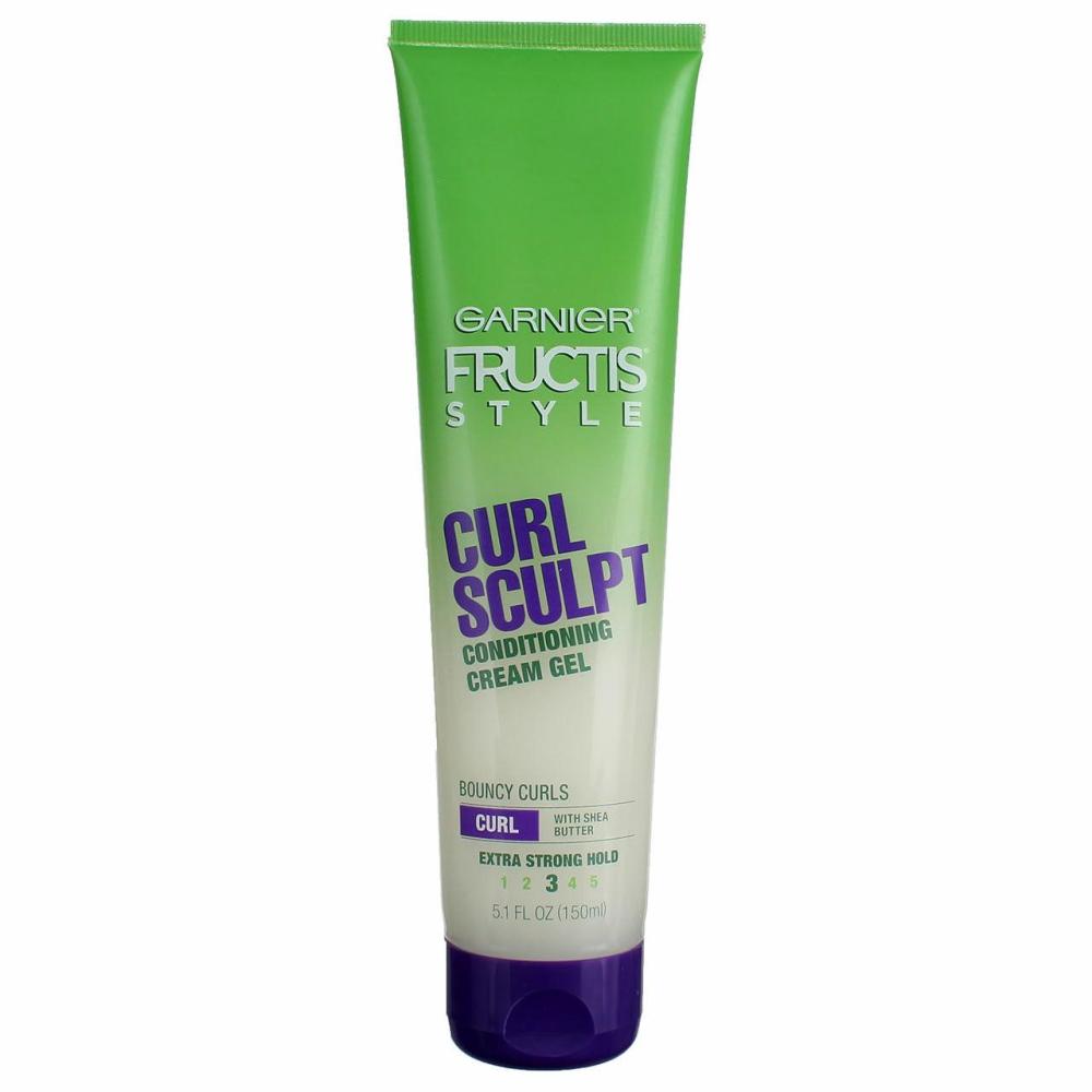 imageGarnier Fructis Style Curl Sculpt Conditioning Cream Gel for Bounce ampamp Moisture 51 Fl Oz 1 Count Packaging May VaryUnscented