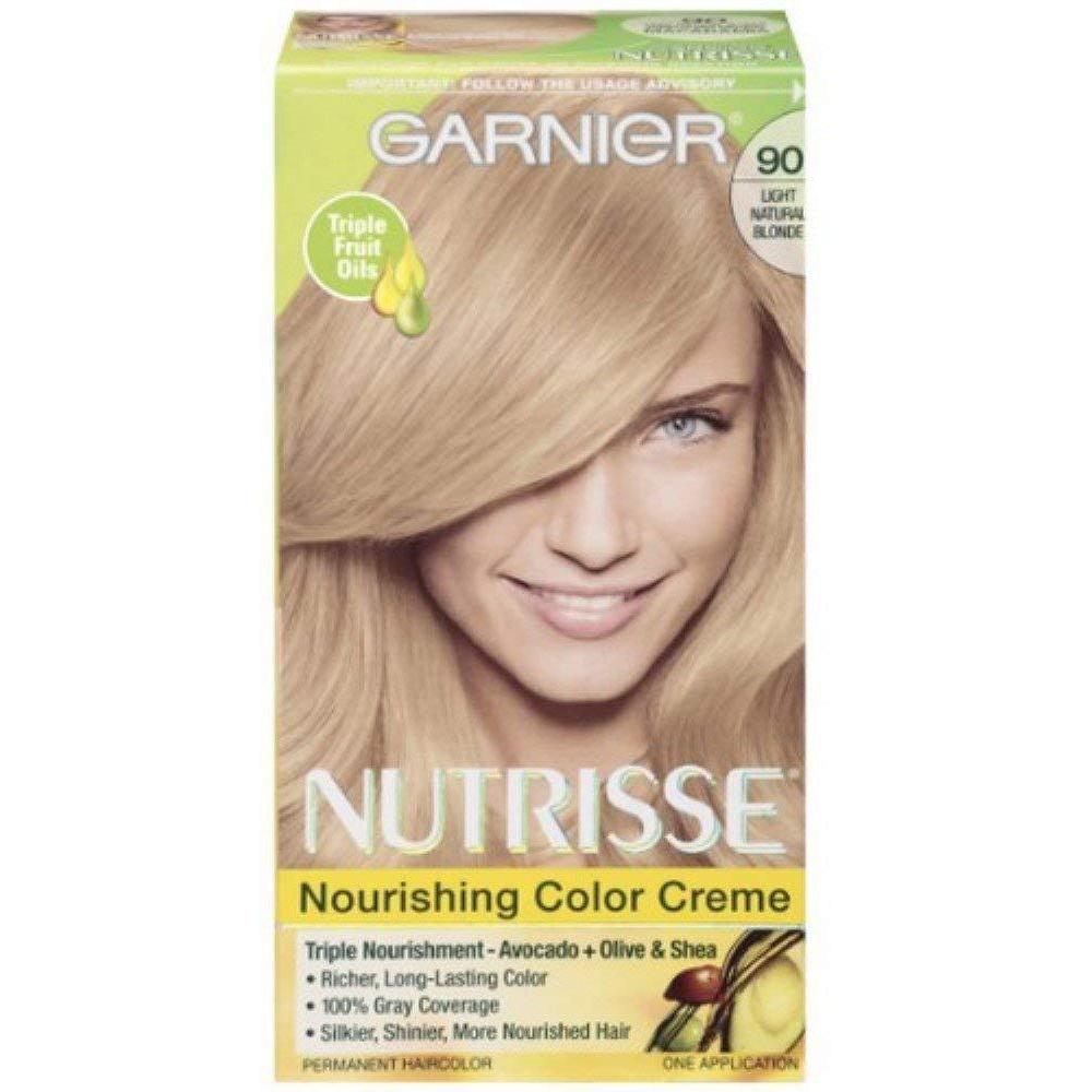 imageGarnier Hair Color Nutrisse Nourishing Creme 30 Darkest Brown Sweet Cola Permanent Hair Dye 2 Count Packaging May VaryLight Natural Blonde