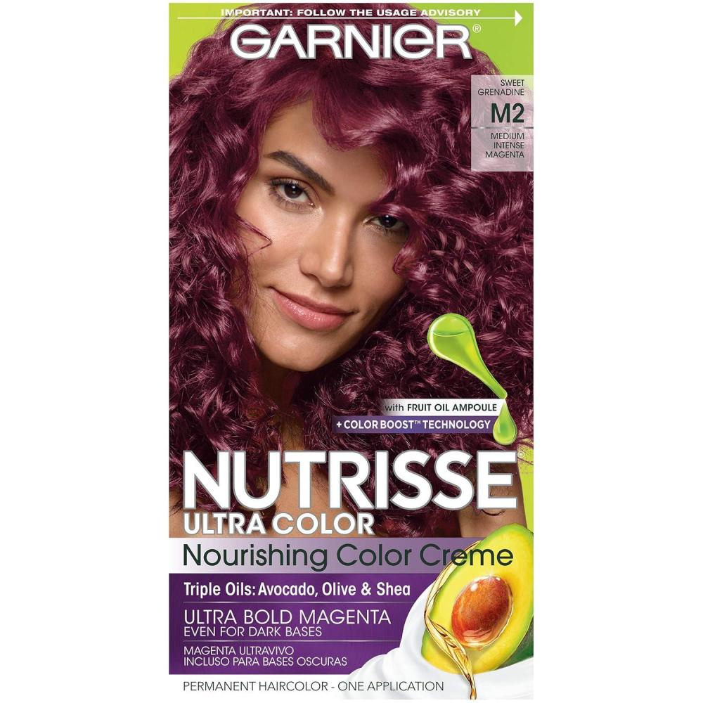 imageGarnier Hair Color Nutrisse Nourishing Creme 30 Darkest Brown Sweet Cola Permanent Hair Dye 2 Count Packaging May VaryM2