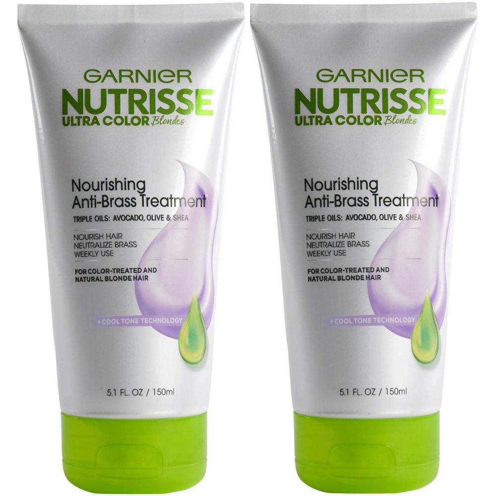 imageGarnier Hair Color Nutrisse Ultra Color Nourishing Creme PL2 Ultra Light Platinum Mascarpone Crme Permanent Hair Dye 1 Count Packaging May VaryAntiBrass