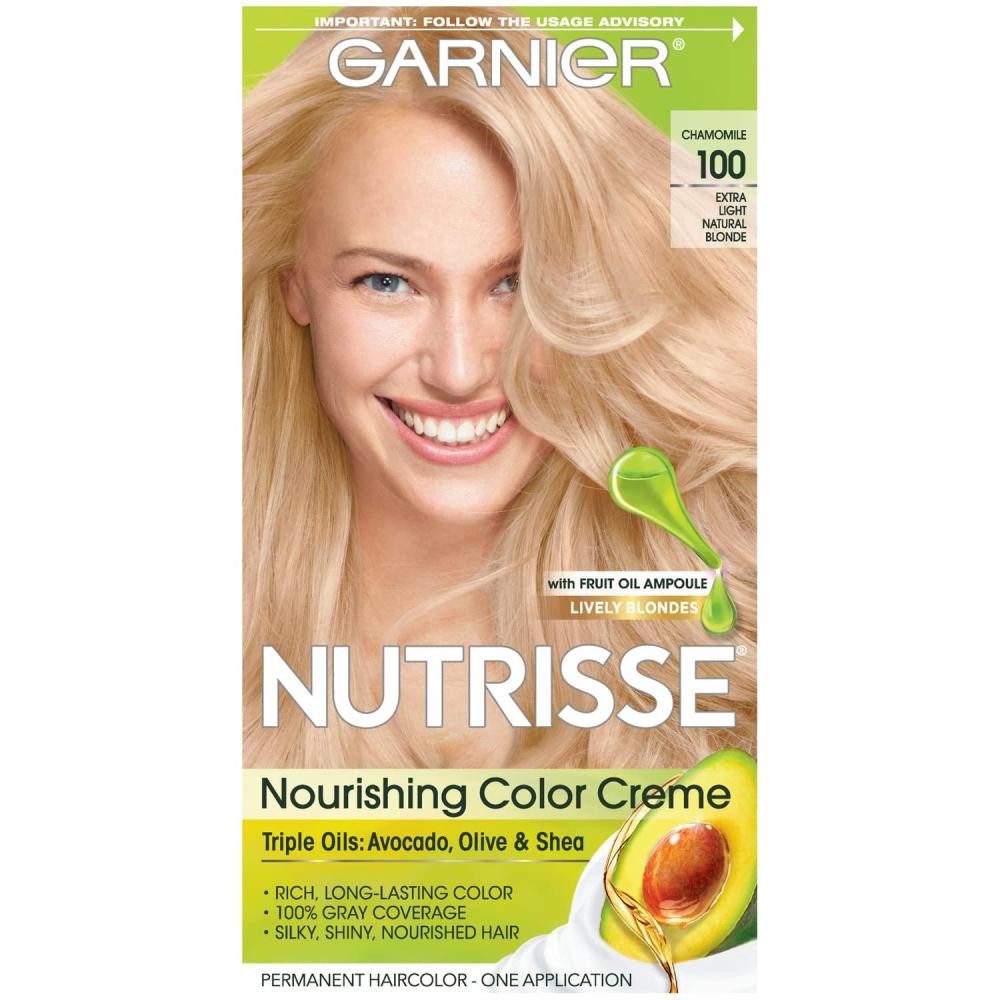 imageGarnier Hair Color Nutrisse Ultra Color Nourishing Creme RC1 Medium Intense Copper Red Terracotta Chili Permanent Hair Dye 2 Count Packaging May Vary100 ExtraLight Natural Blonde Chamomile