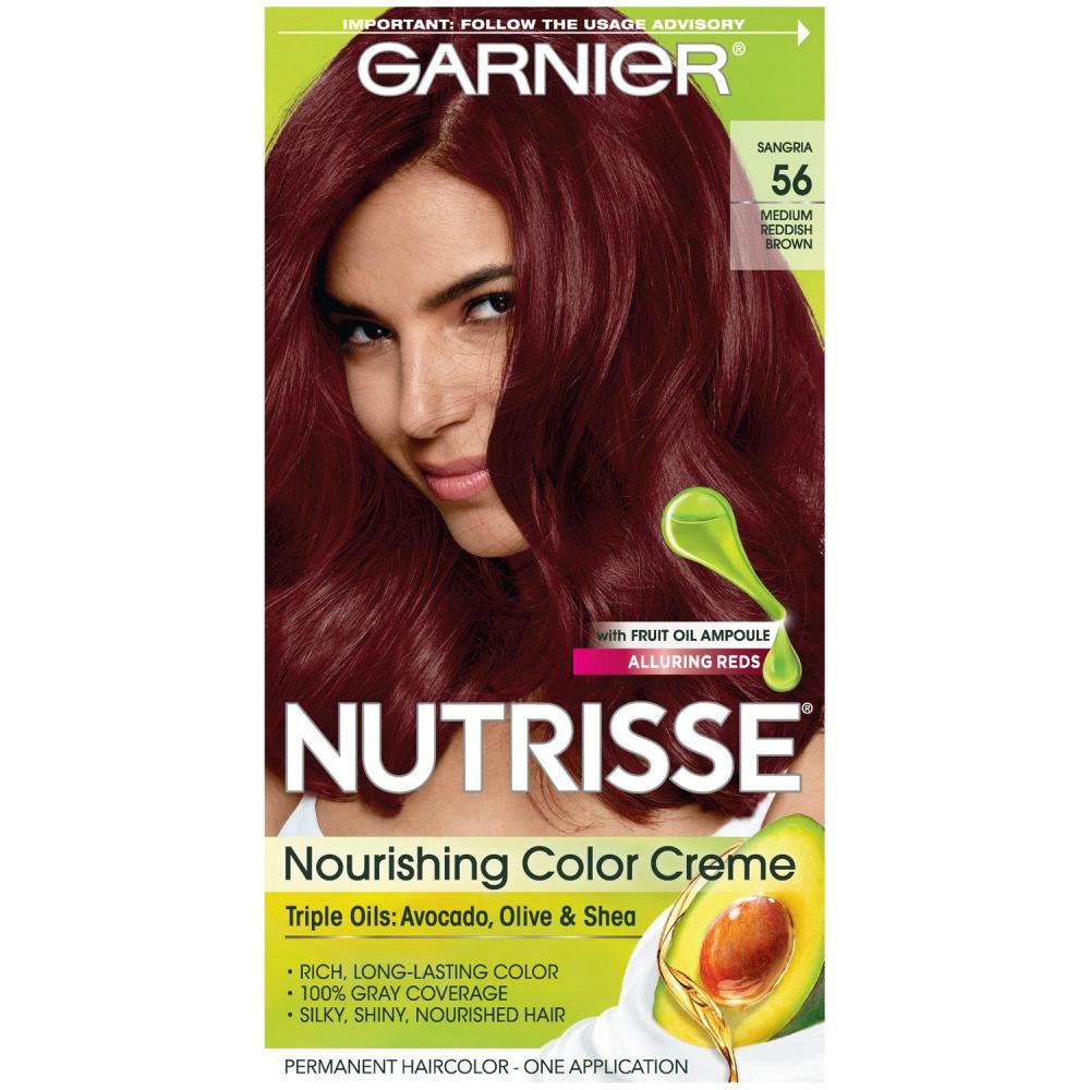imageGarnier Hair Color Nutrisse Ultra Color Nourishing Creme RC1 Medium Intense Copper Red Terracotta Chili Permanent Hair Dye 2 Count Packaging May Vary56 Medium Reddish Brown Sangria