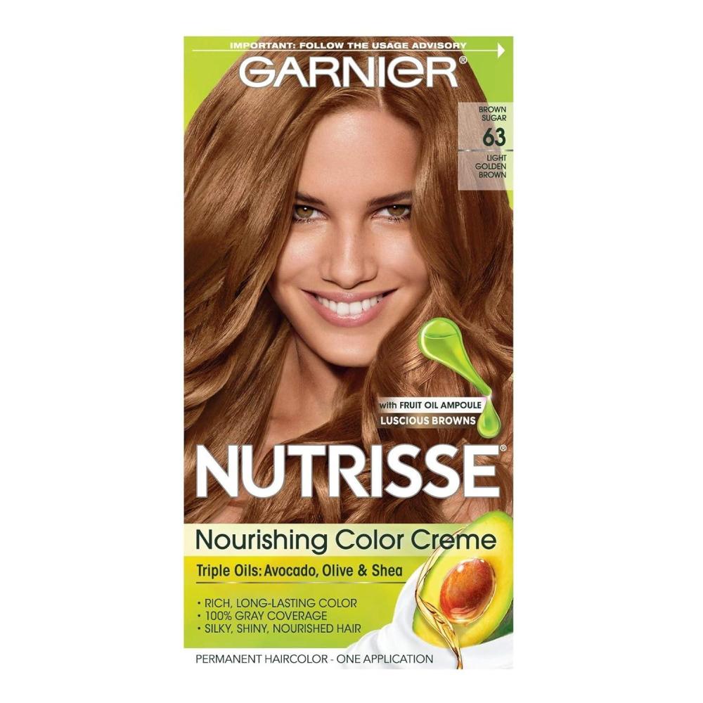 imageGarnier Hair Color Nutrisse Ultra Color Nourishing Creme RC1 Medium Intense Copper Red Terracotta Chili Permanent Hair Dye 2 Count Packaging May Vary63 Light Golden Brown Brown Sugar