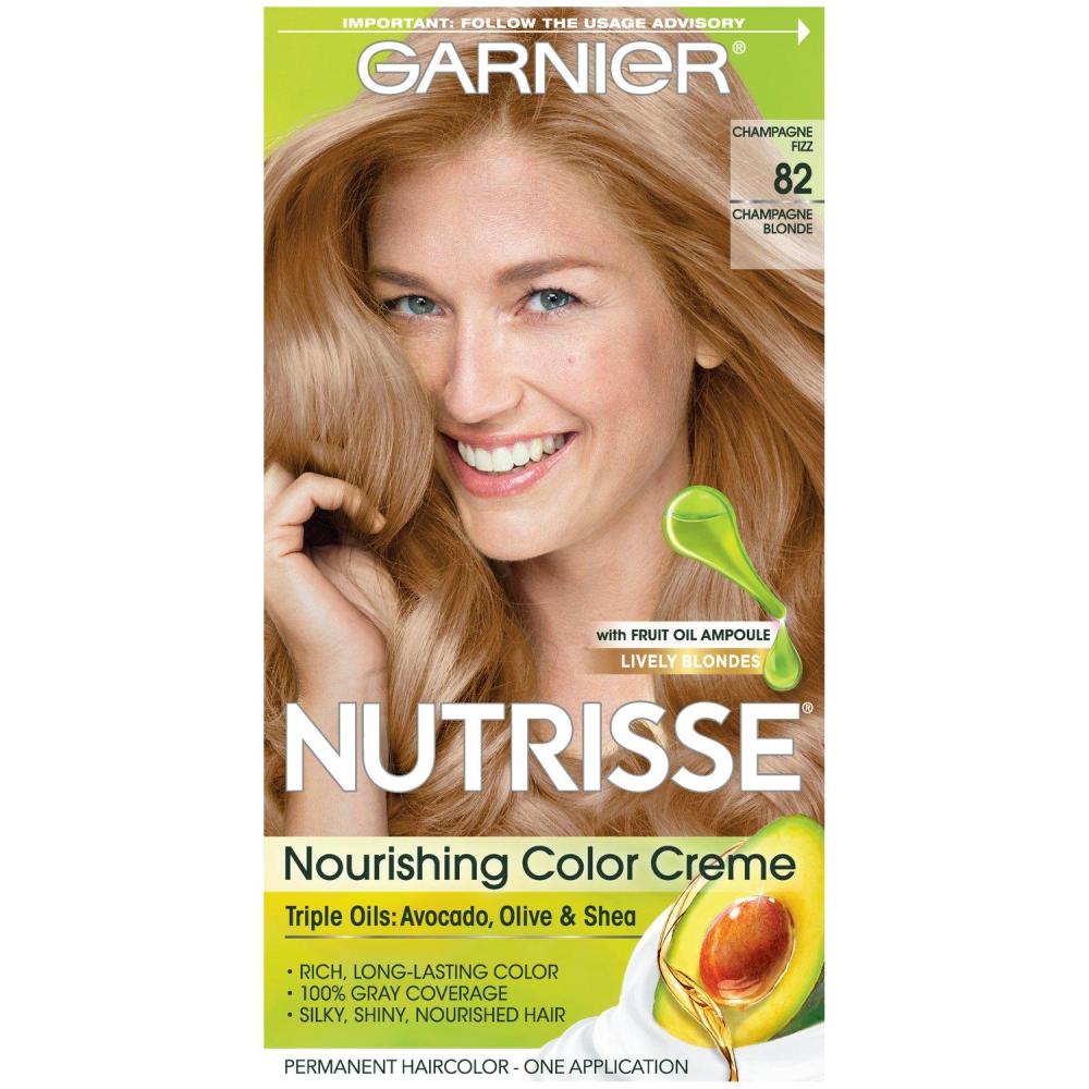 imageGarnier Hair Color Nutrisse Ultra Color Nourishing Creme RC1 Medium Intense Copper Red Terracotta Chili Permanent Hair Dye 2 Count Packaging May Vary82 Champagne Blonde Champagne Fizz