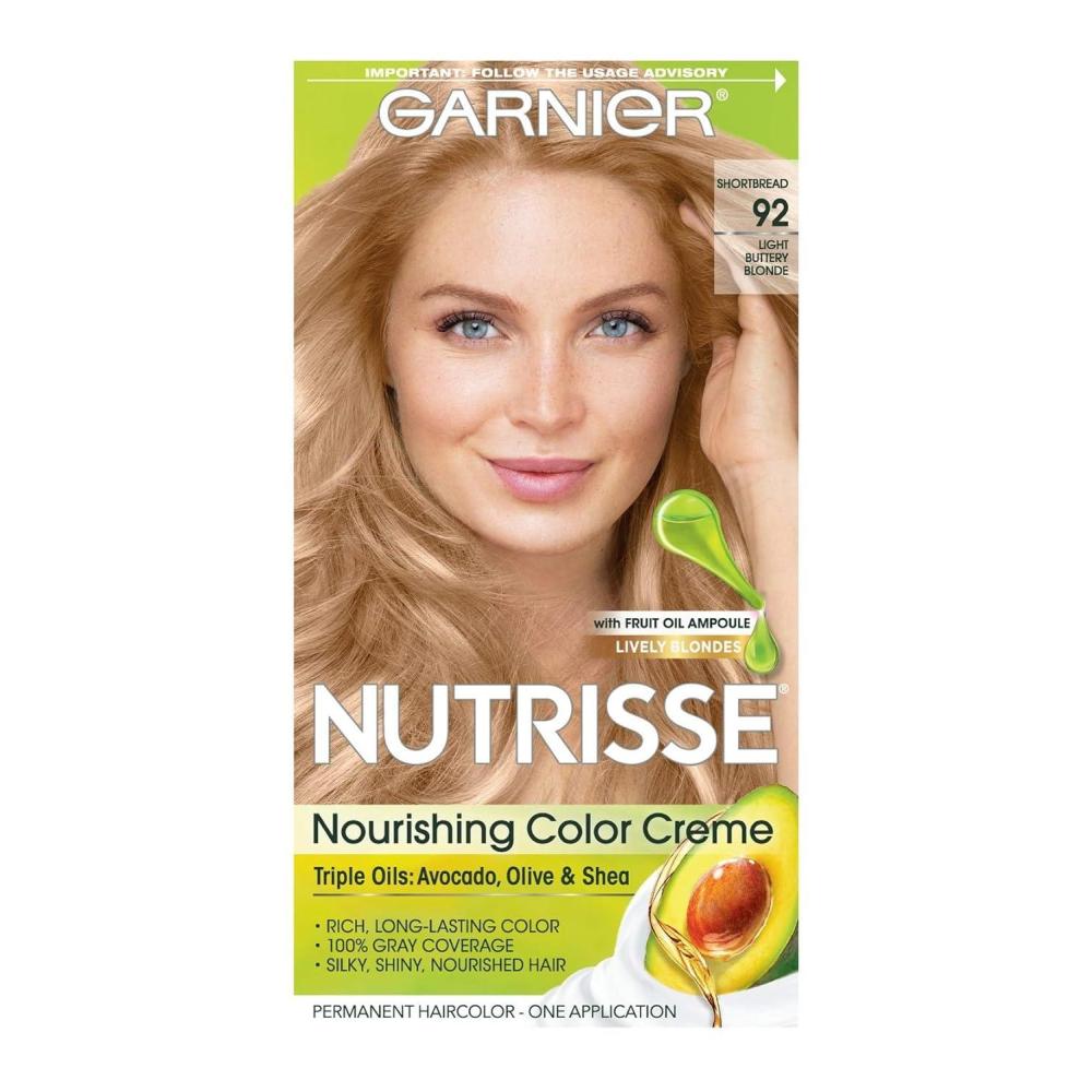 imageGarnier Hair Color Nutrisse Ultra Color Nourishing Creme RC1 Medium Intense Copper Red Terracotta Chili Permanent Hair Dye 2 Count Packaging May Vary92 Light Buttery Blonde