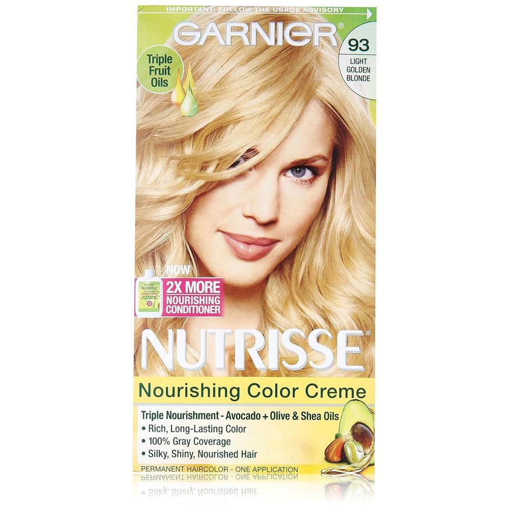 imageGarnier Hair Color Nutrisse Ultra Color Nourishing Creme RC1 Medium Intense Copper Red Terracotta Chili Permanent Hair Dye 2 Count Packaging May Vary93 Light Golden Blonde Honey Butter